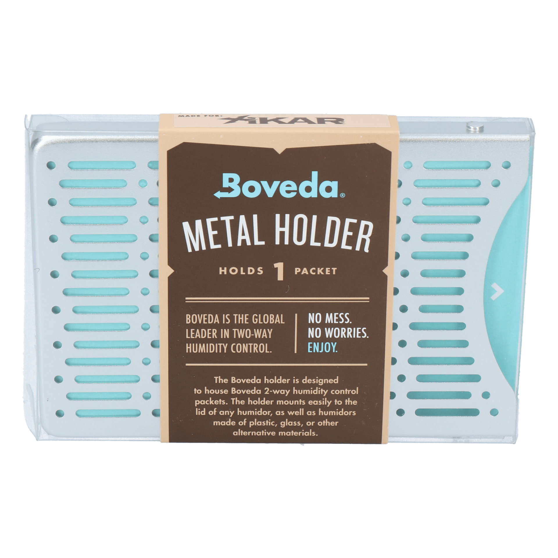 Boveda Aluminium Halterung für 60 Gramm Humidipaks – Bild 2