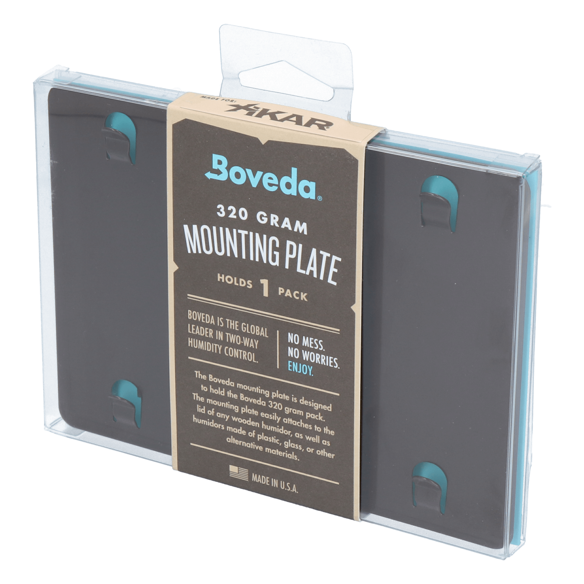 Boveda Befestigungsplatte für 320 Gramm Humidipaks