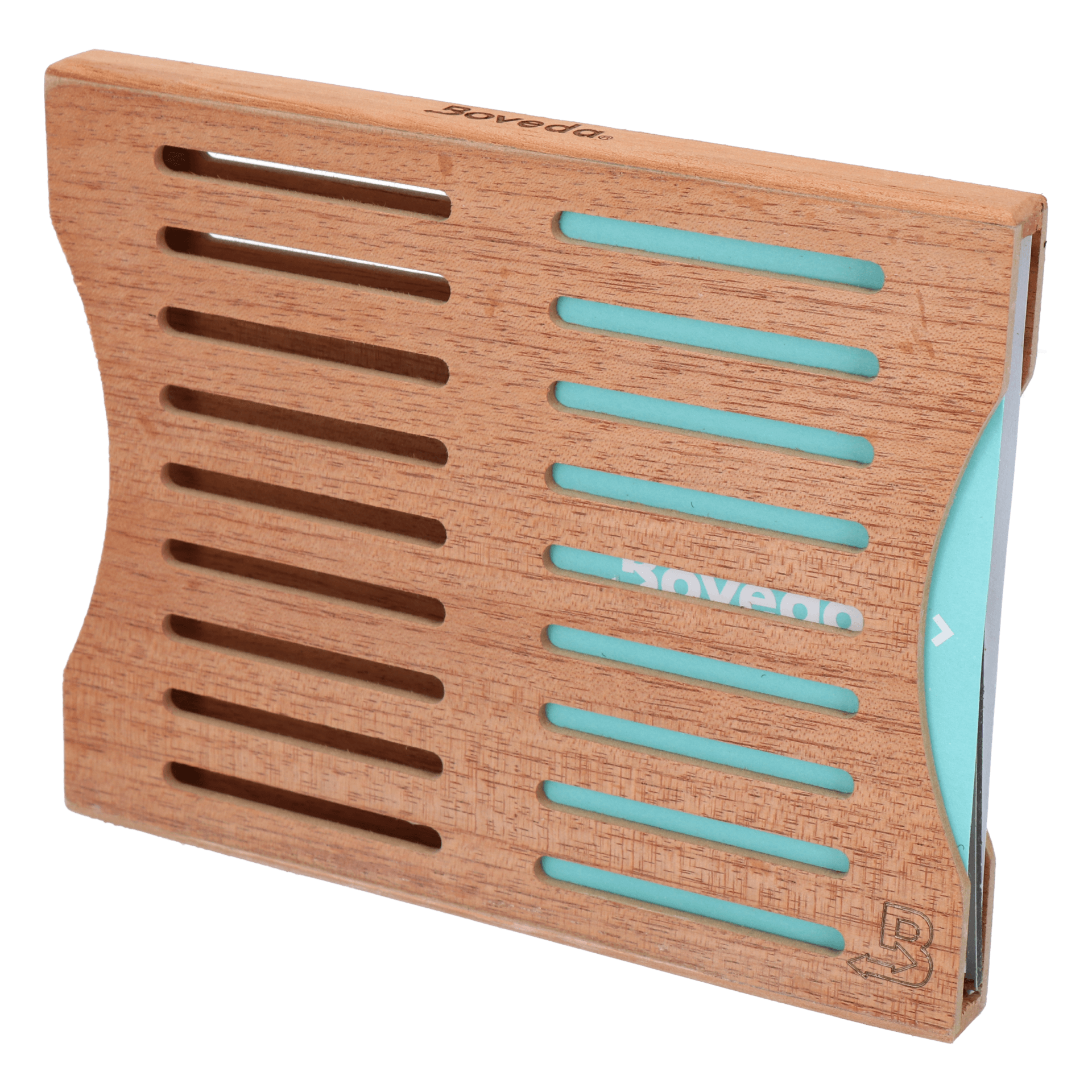 Boveda Holzhalterung für 2 Stk. 60 Gramm Humidipaks