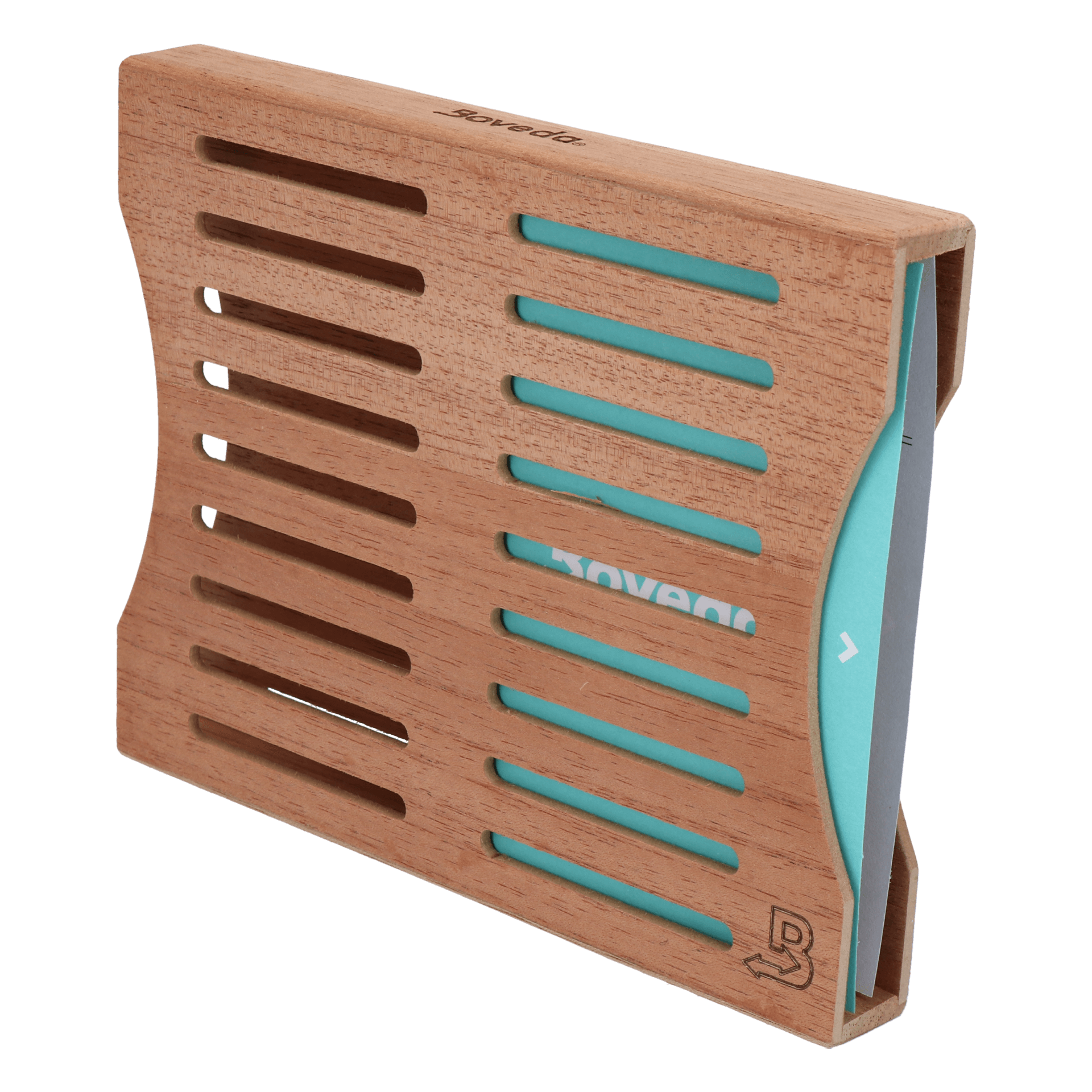 Boveda Holzhalterung für 4 Stk. 60 Gramm Humidipaks