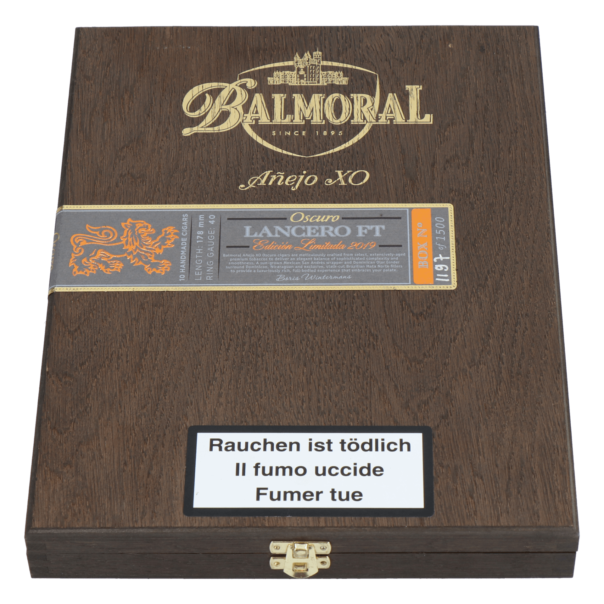 Balmoral Añejo XO Oscuro Lancero FT Edicion Limitada 2019 – Bild 5