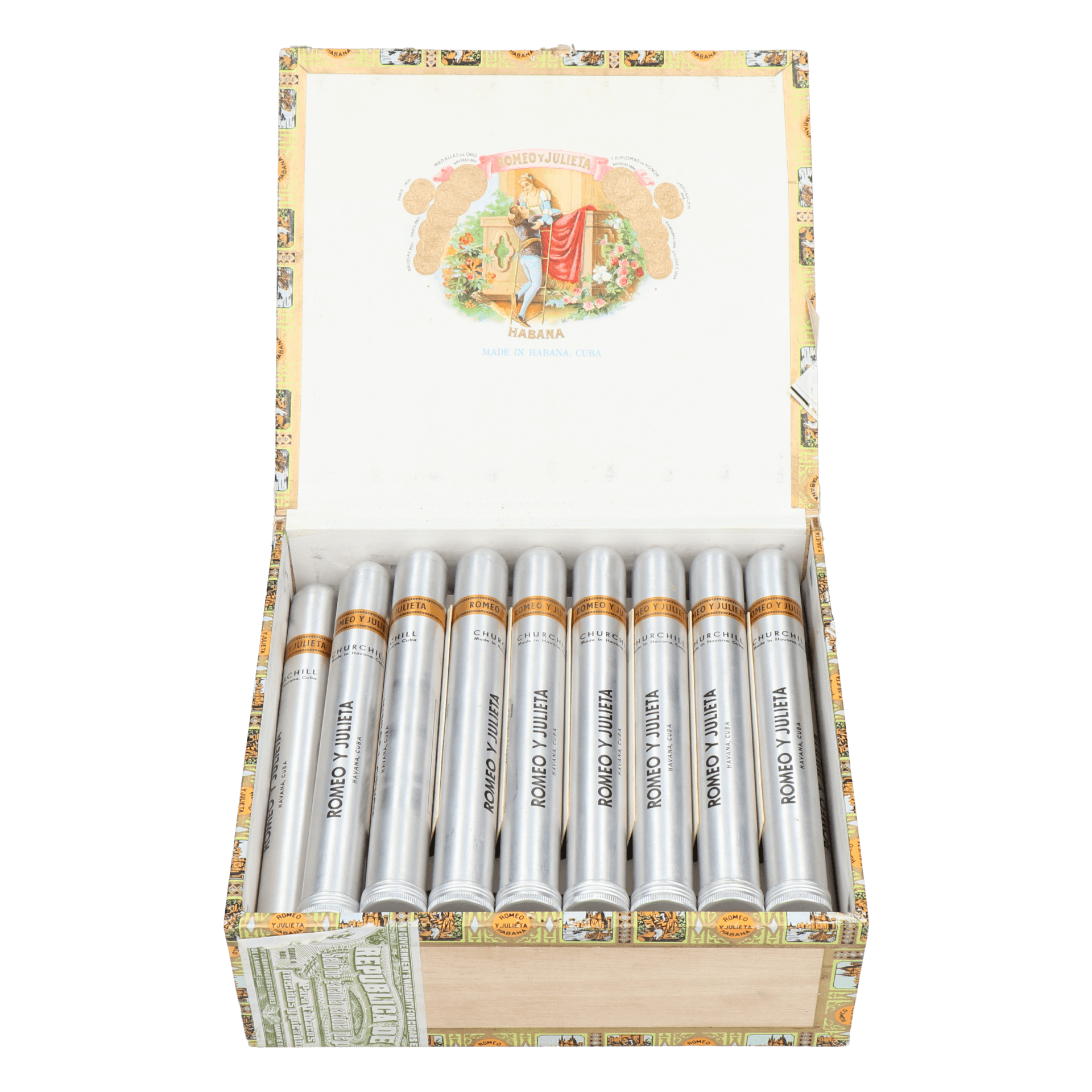 Romeo y Julieta Churchills Añejados Tubos – Bild 8