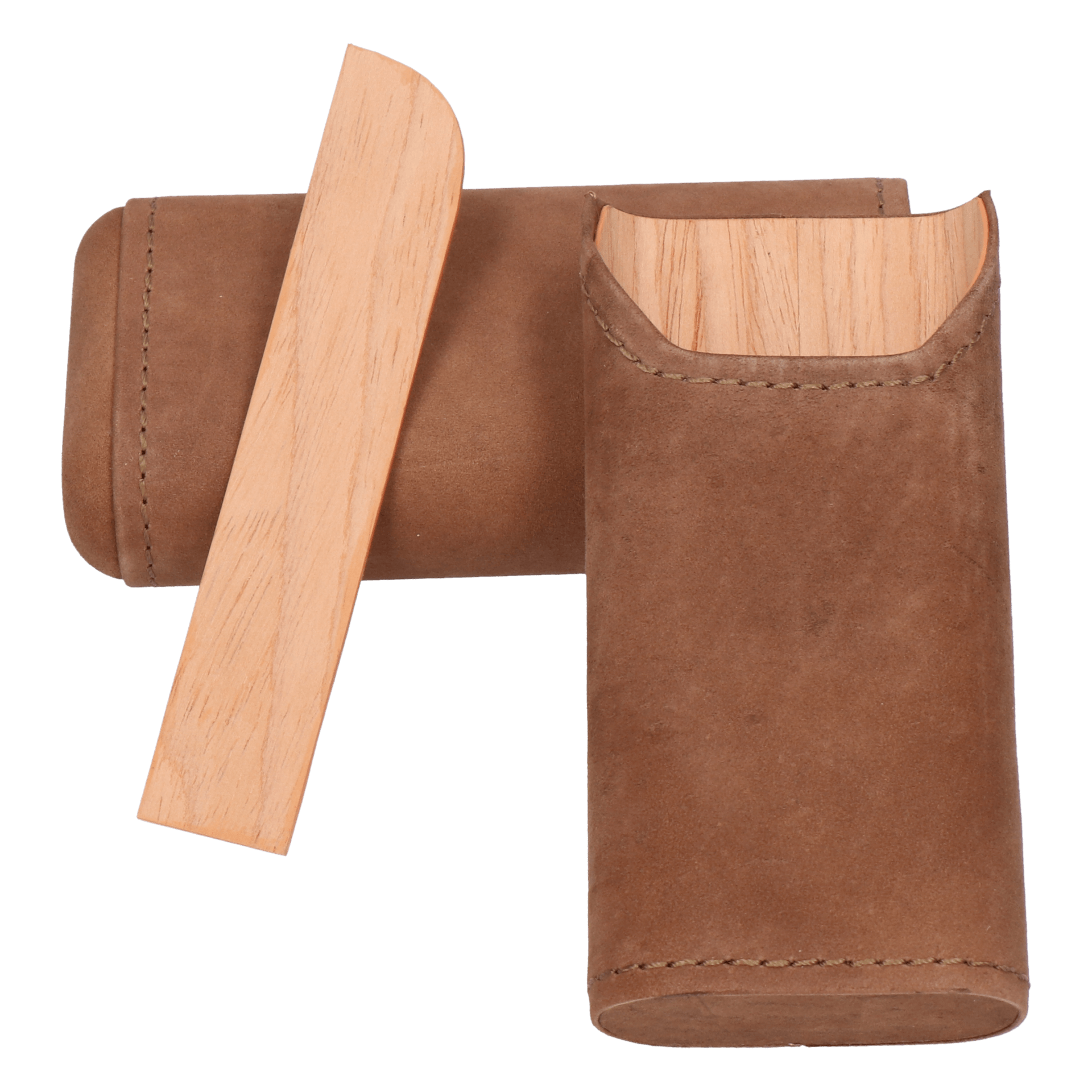 Adorini Zigarrenetui Leder Braun 2-3 Zigarren – Bild 4