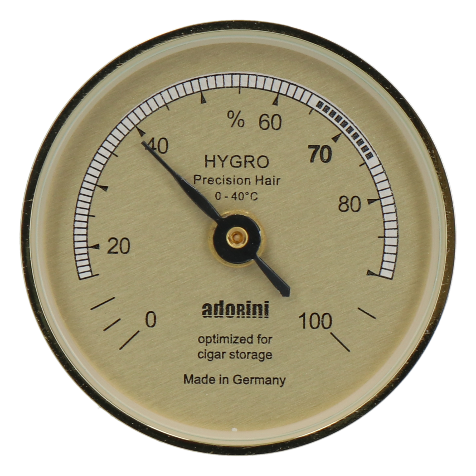Adorini Haarhygrometer Gold – Bild 2