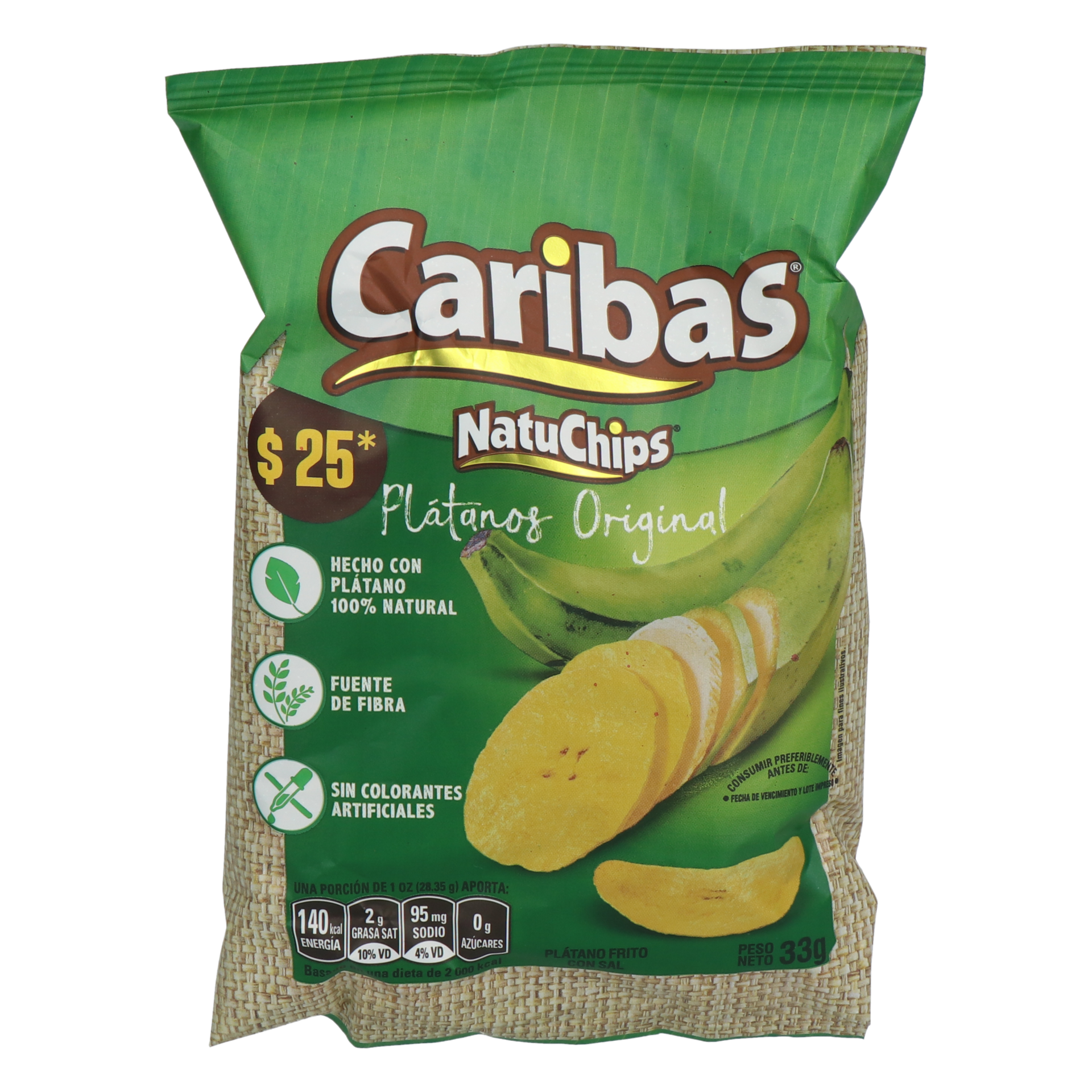 Caribas Platanos Original Chips