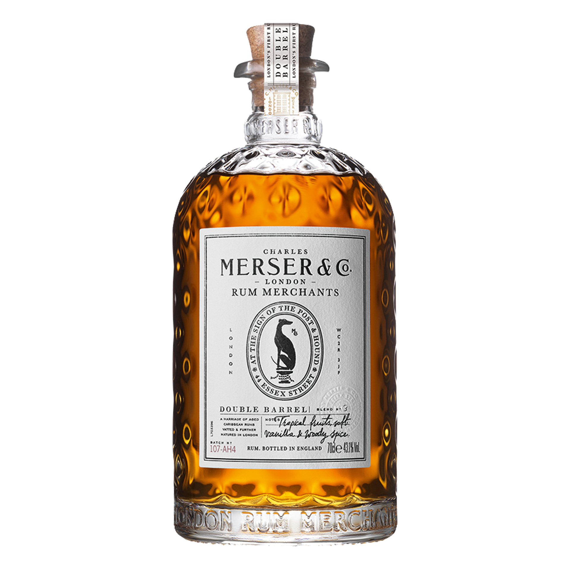 Charles Merser Double Barrel Rum 70cl
