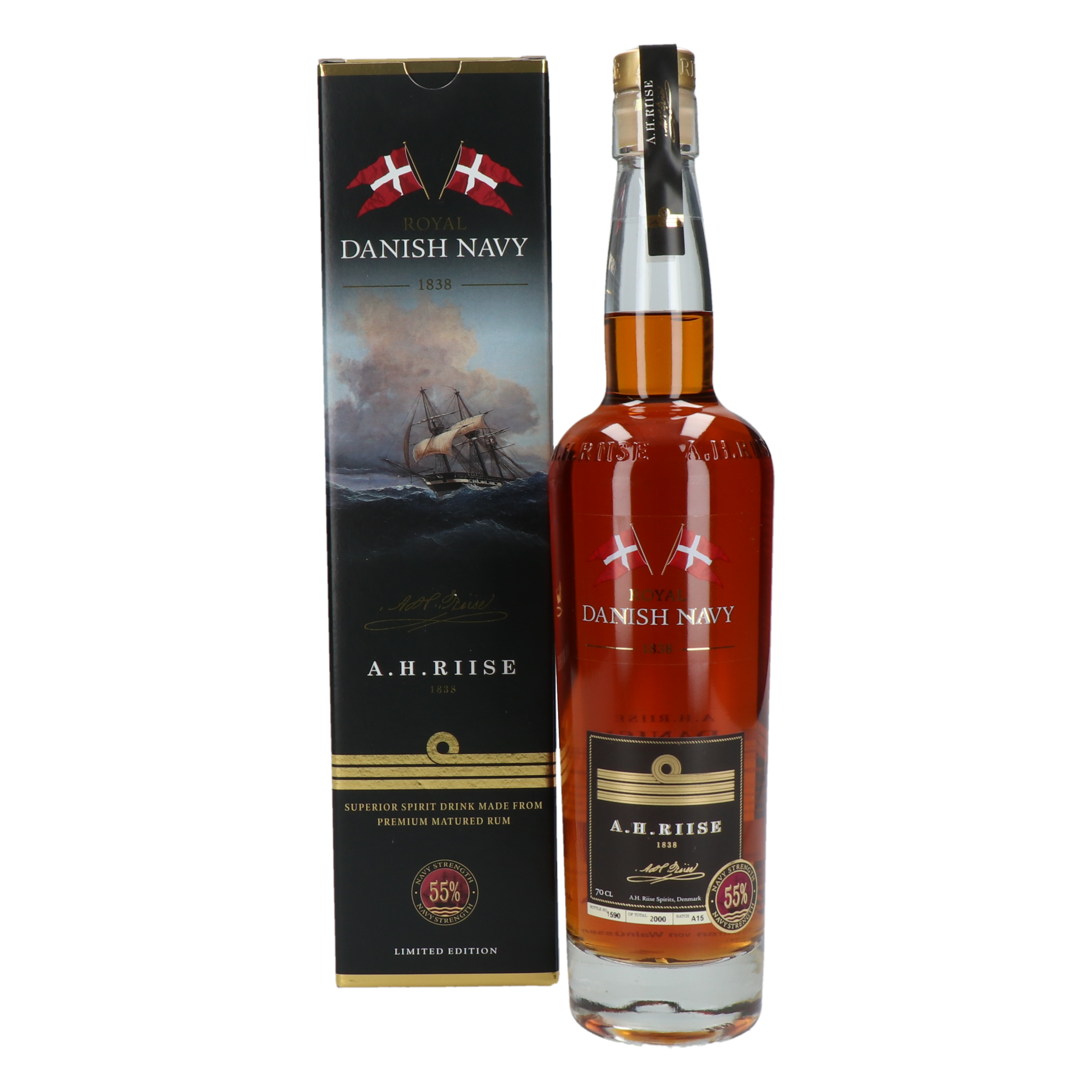 A.H. Riise Royal Danish Navy Strength 70 cl