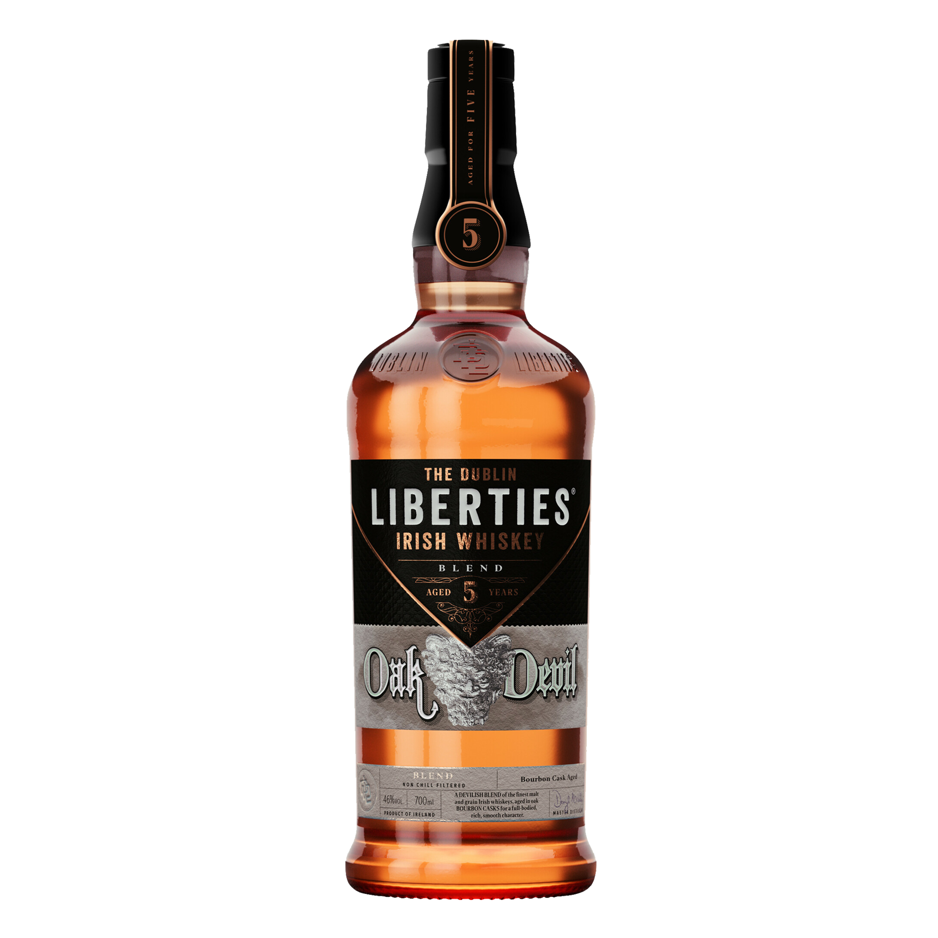 Dublin Liberties Irish Whiskey Oak Devil 70 cl
