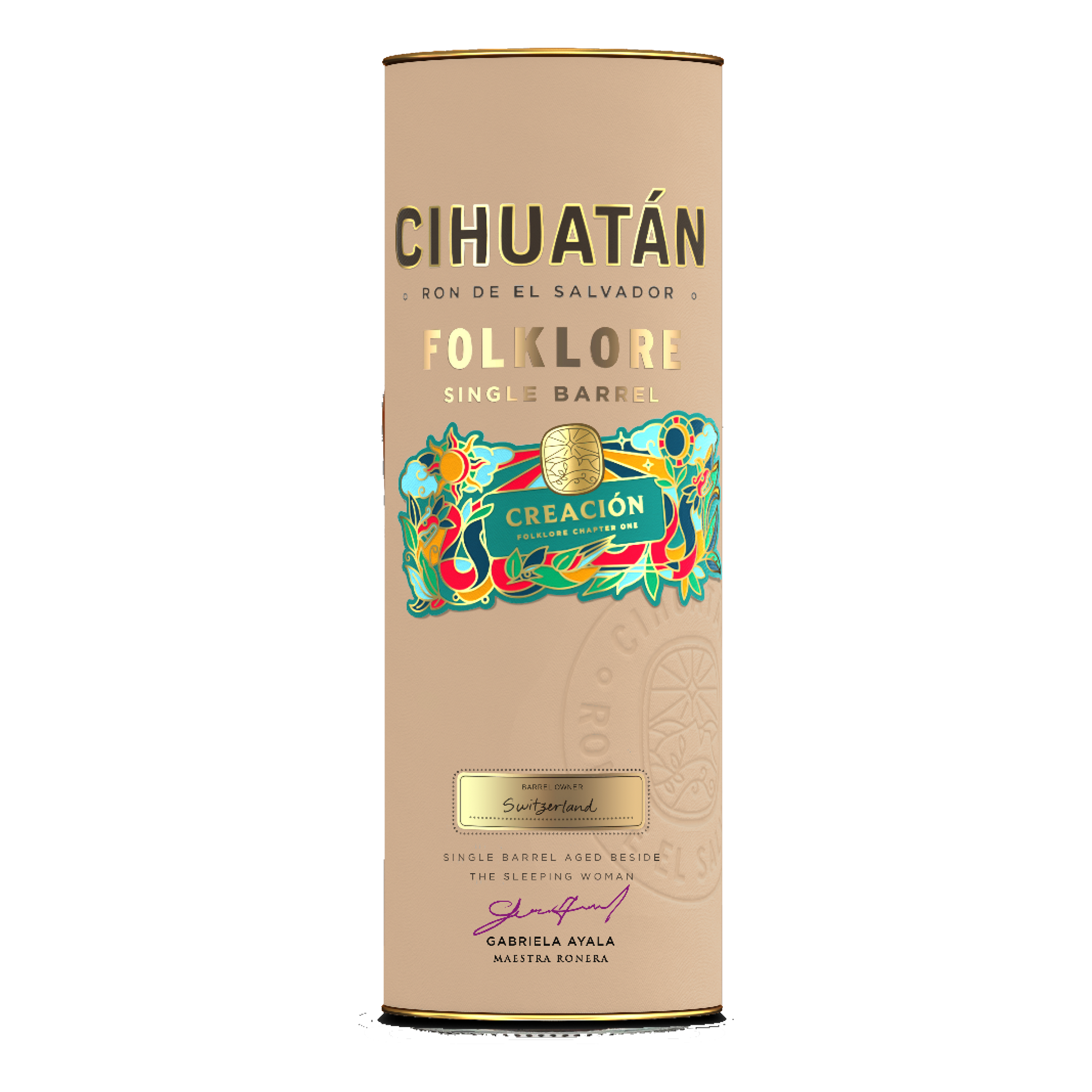 Ron Cihuatan Folklore Single Barrel - Ex-Cognac French Oak Finish - 70 cl – Bild 2
