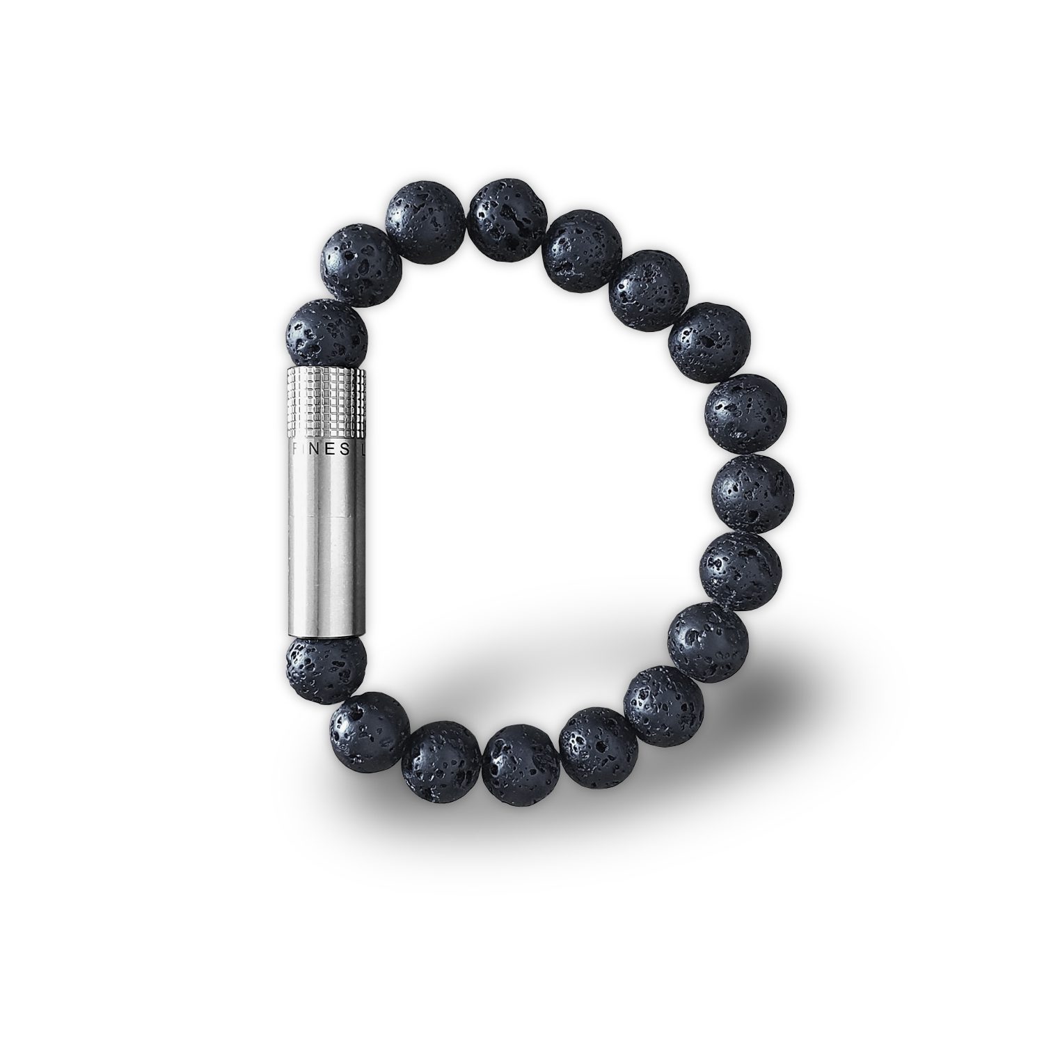 Les Fines Lames Punch Bracelet Solo Steel Lava (10mm)