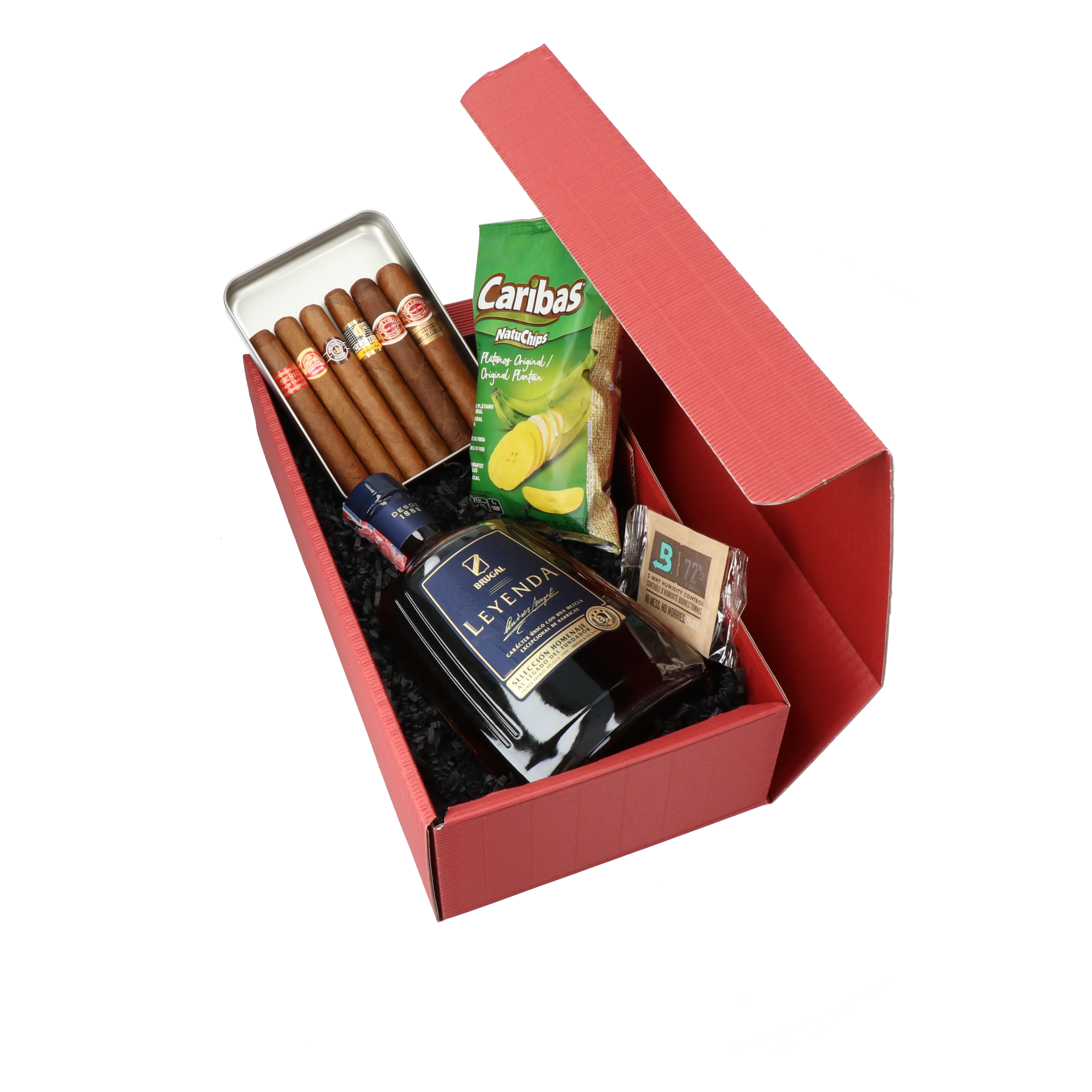 Habanos Sampler (M) und Brugal Leyenda Rum Geschenkset
