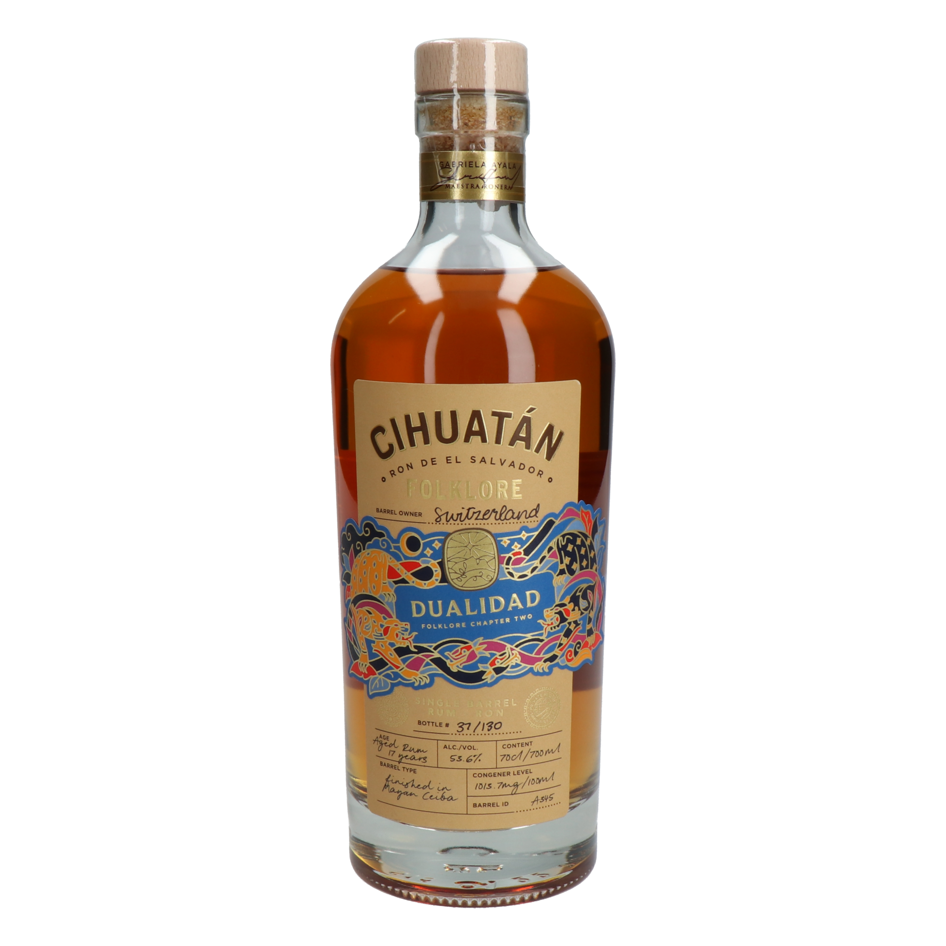 Cihuatan - Single Barrel A345- 17y - Mayan Ceiba Finish - Folklore Chapter - 53.6% - 70 cl