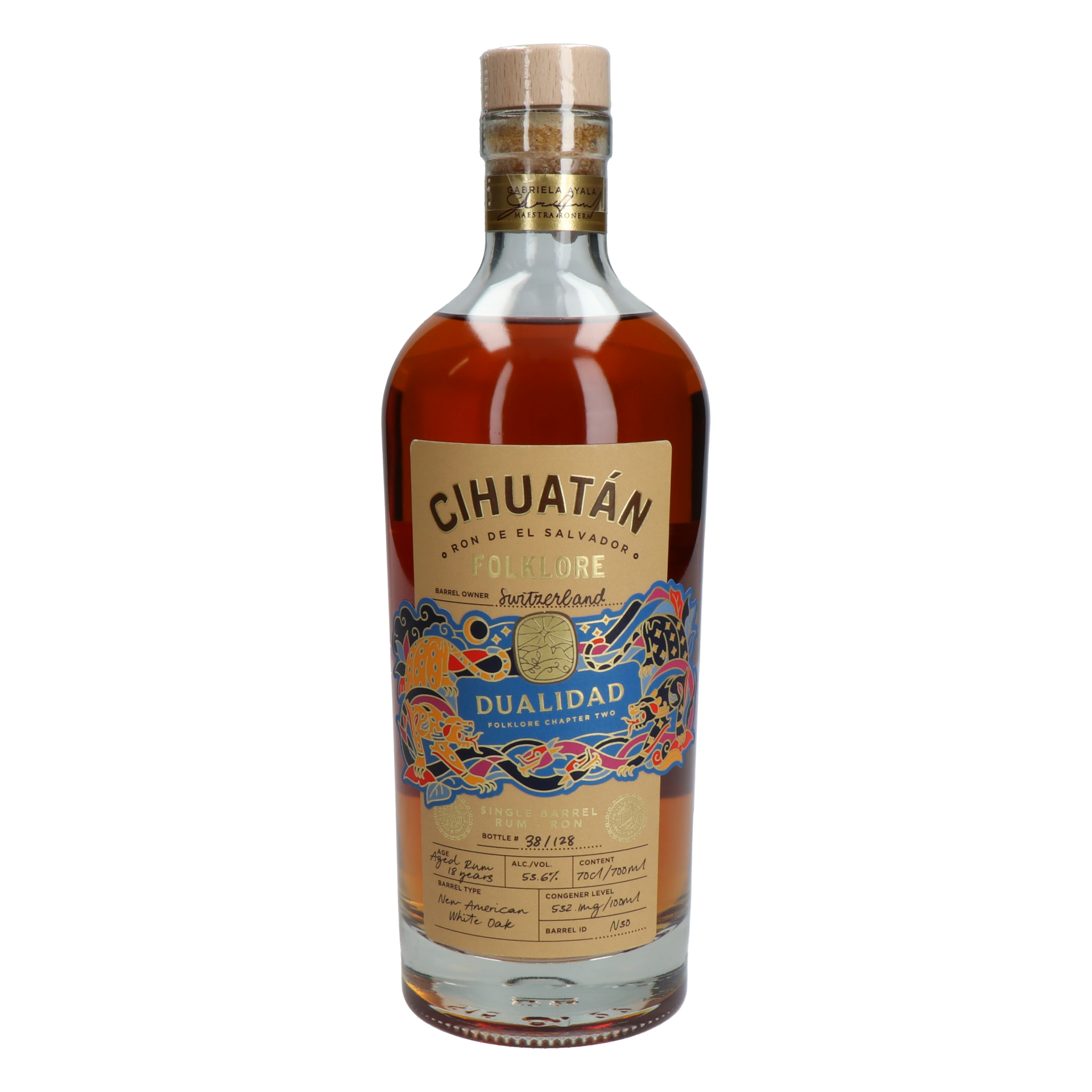 Cihuatan - Single Barrel N30 - 18y - American White Oak - Folklore Chatper 2 Edition - 53.4% - 70 cl