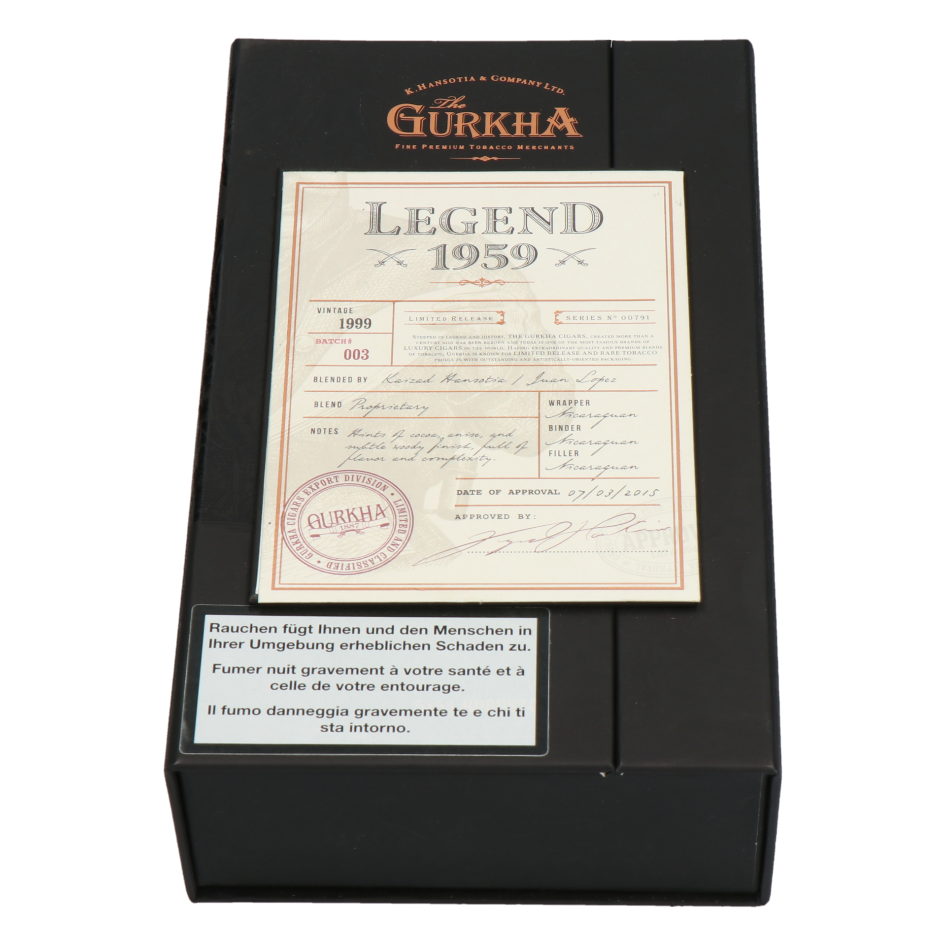 Gurkha Legend 1959 (Robusto) – Bild 7