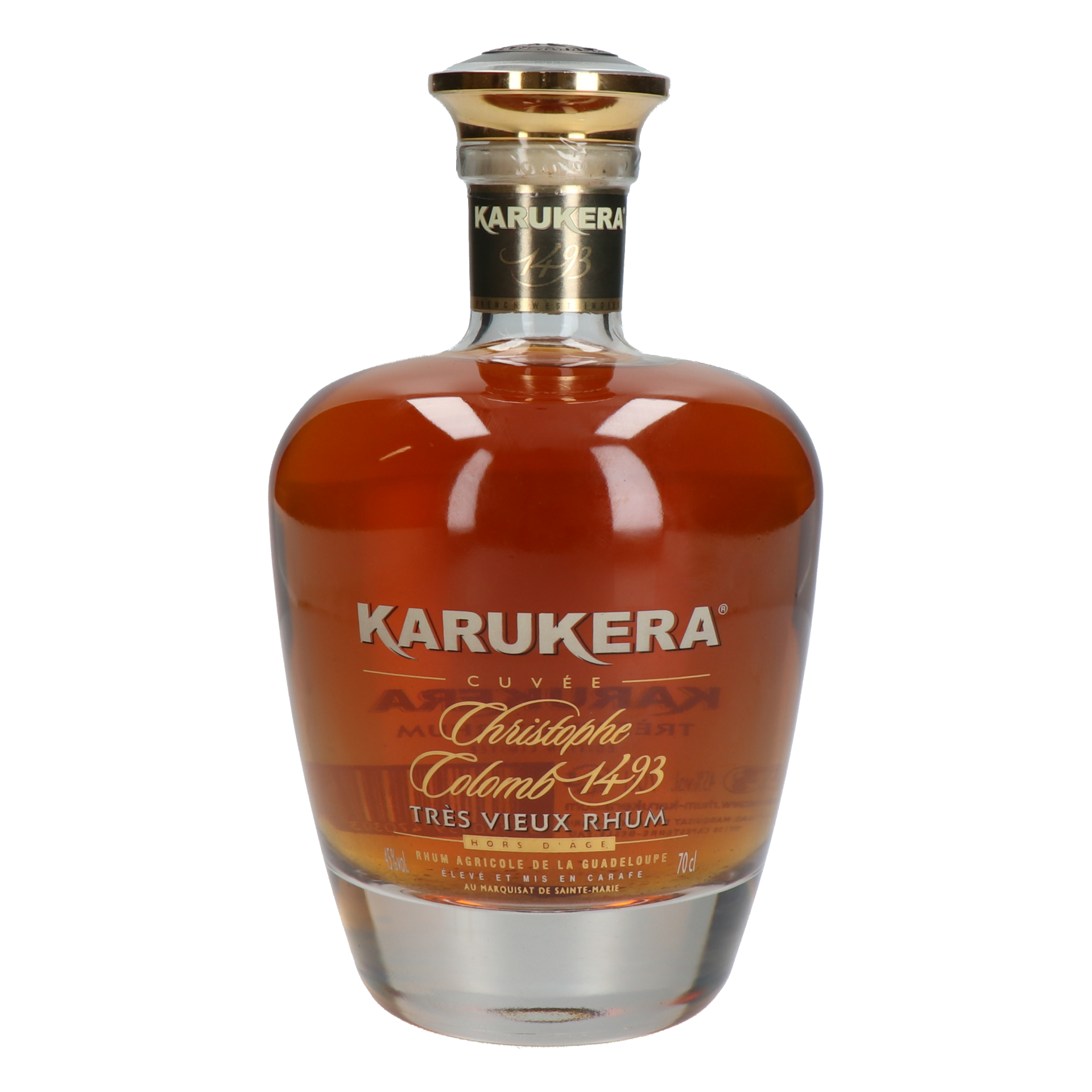 Karukera - Cuvée Christophe Colomb 1493 - Rhum Très Vieux - 45% - 70 cl