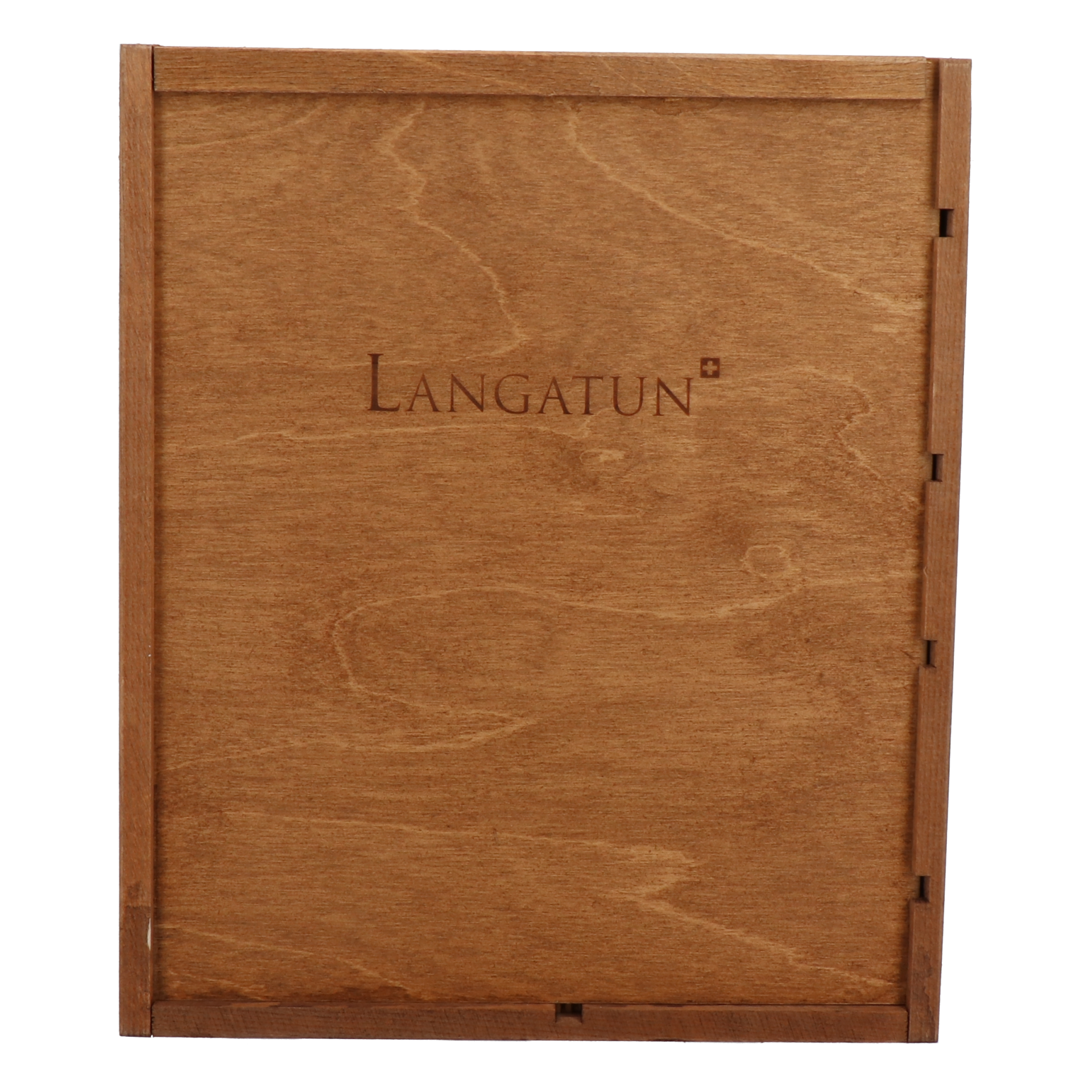 Langatun - Old Wolf - Smoky Single Malt Whisky -Holzbox mit Stilglas - 46% - 50cl – Bild 2
