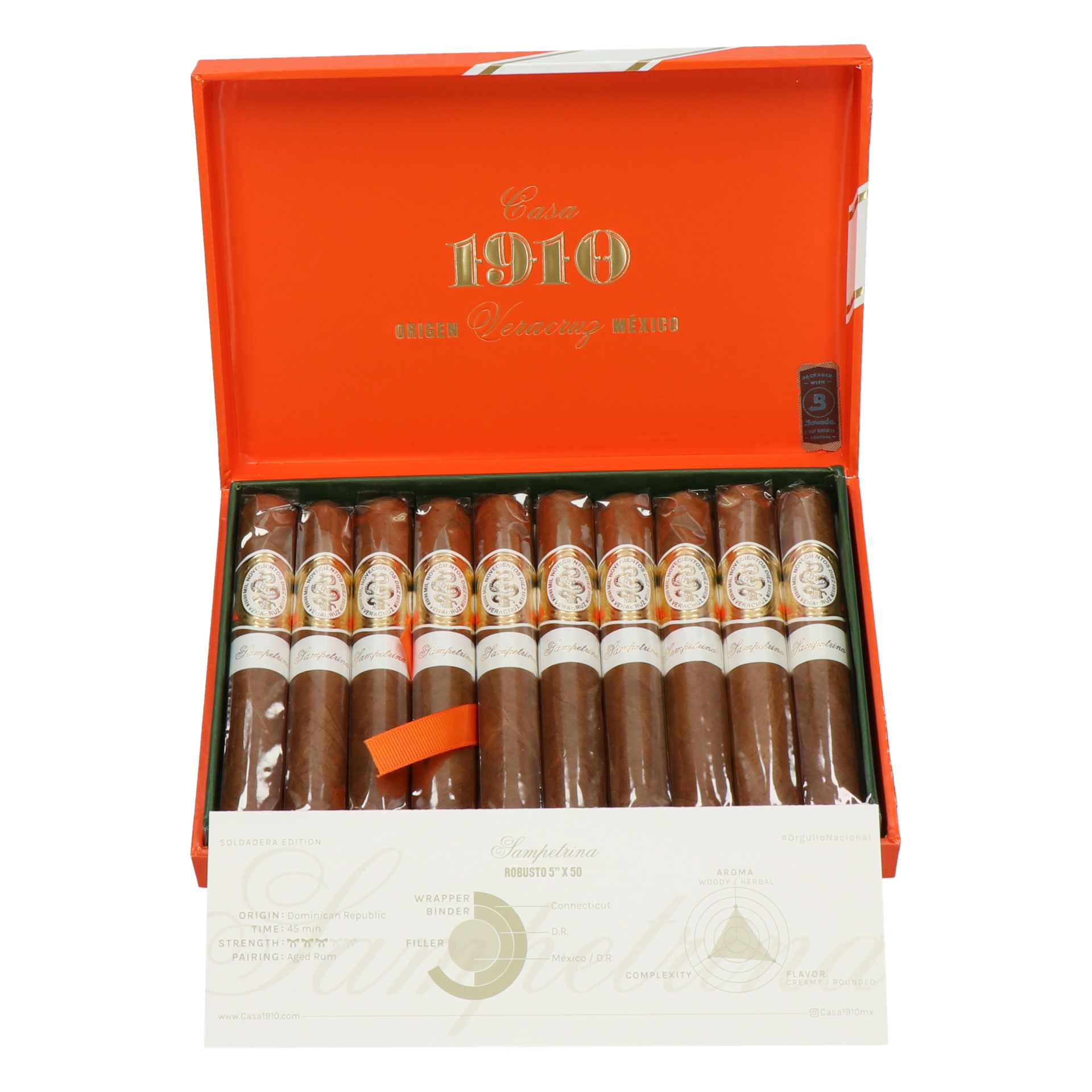 Casa 1910 - Soldadera Edition - Sampetrina Robusto – Bild 6