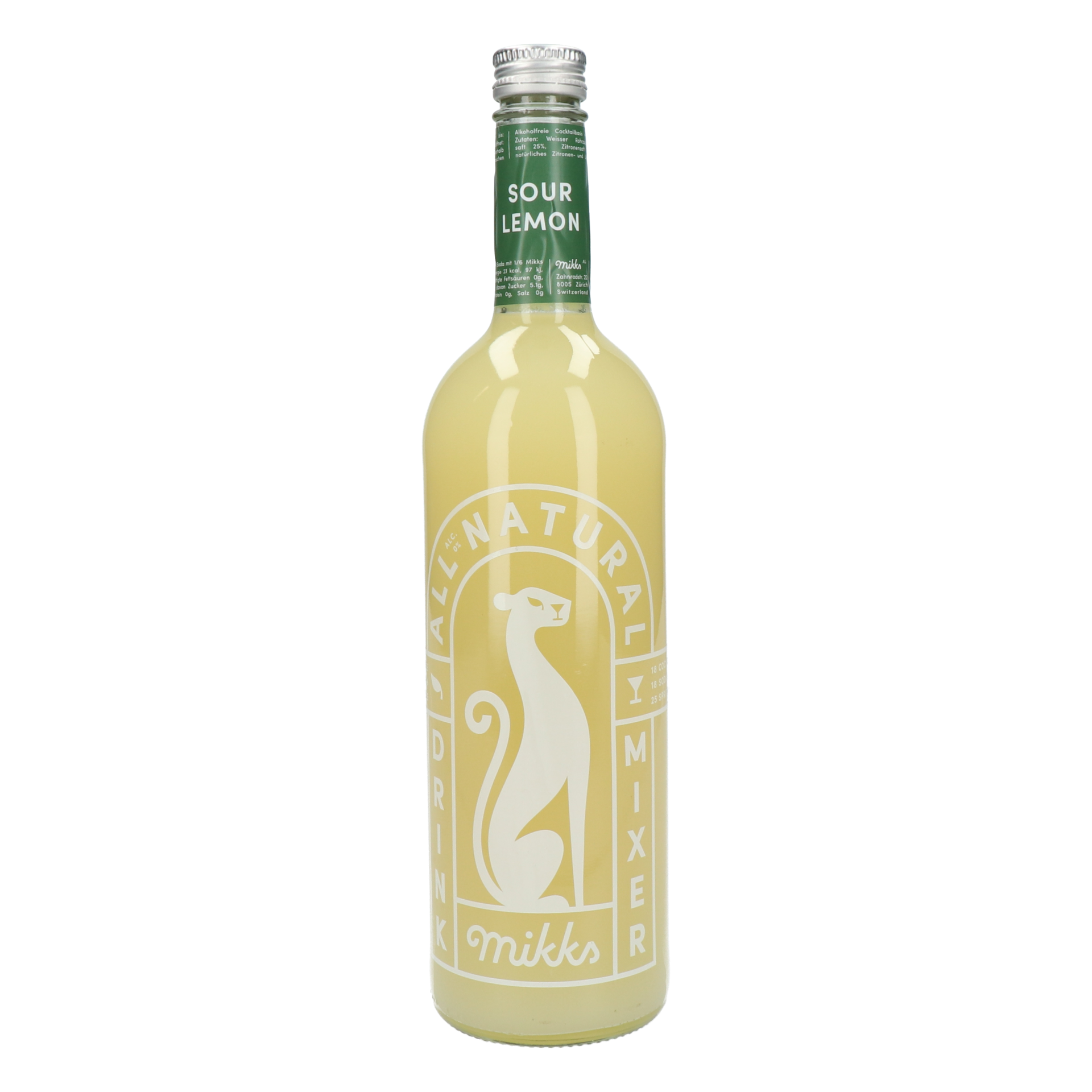 Mikks - Sour Lemon - 75 cl - 0% vol. (Basismischung für div. Drinks)
