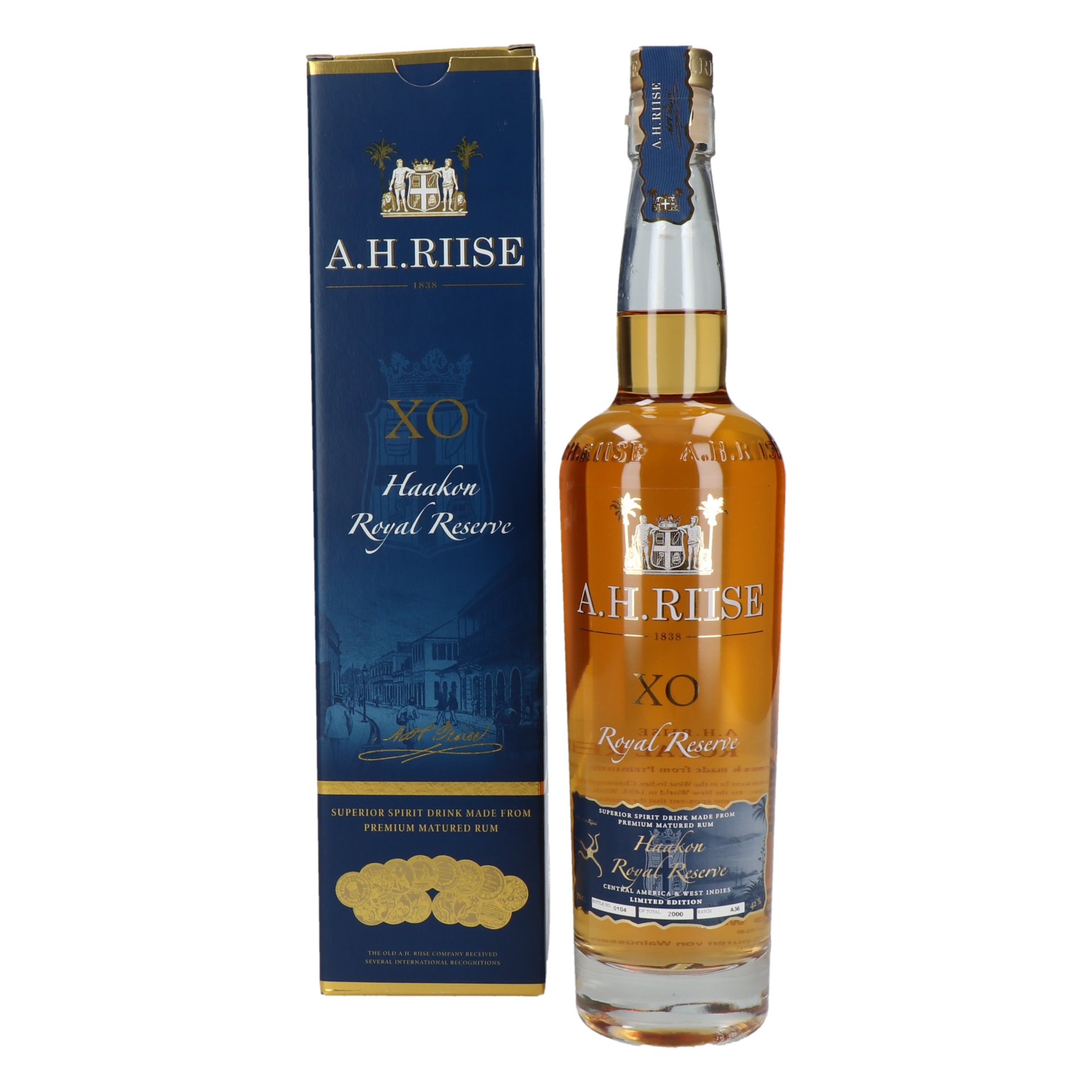 A.H. Riise - X.O. Kong Haakon Royal Reserve Rum