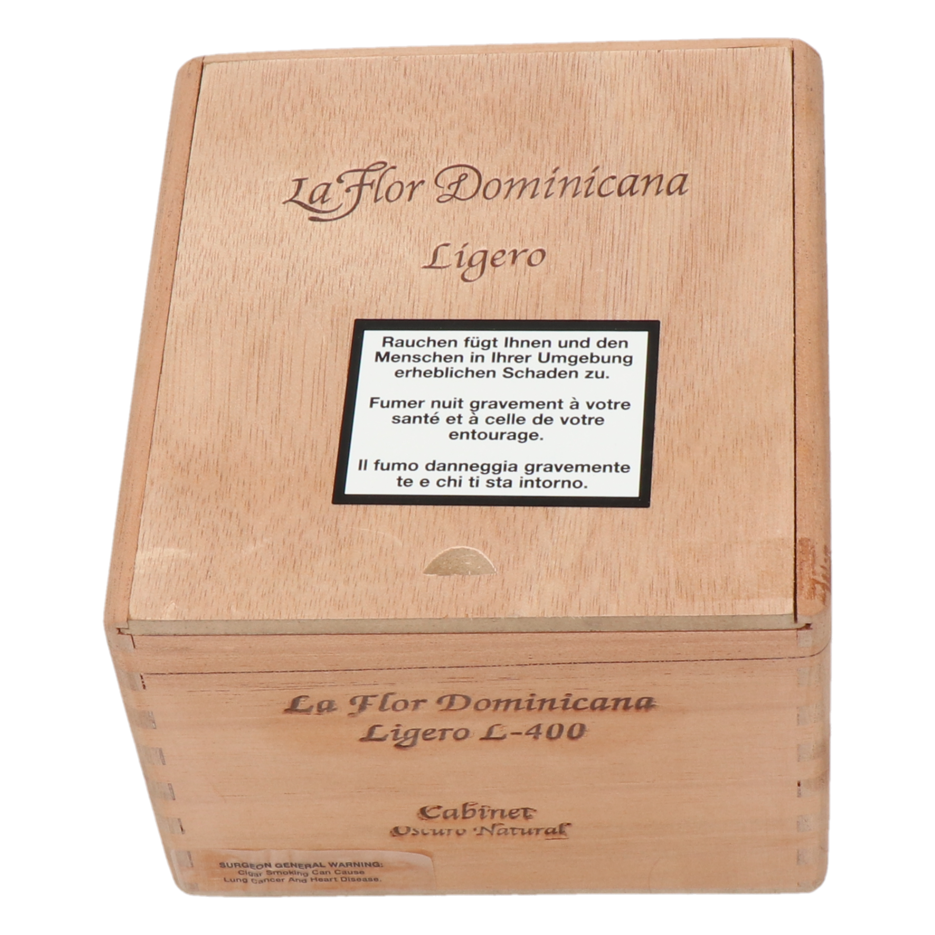 La Flor Dominicana - Ligero Oscuro Cabinet - L400 (Double Robusto) – Bild 5