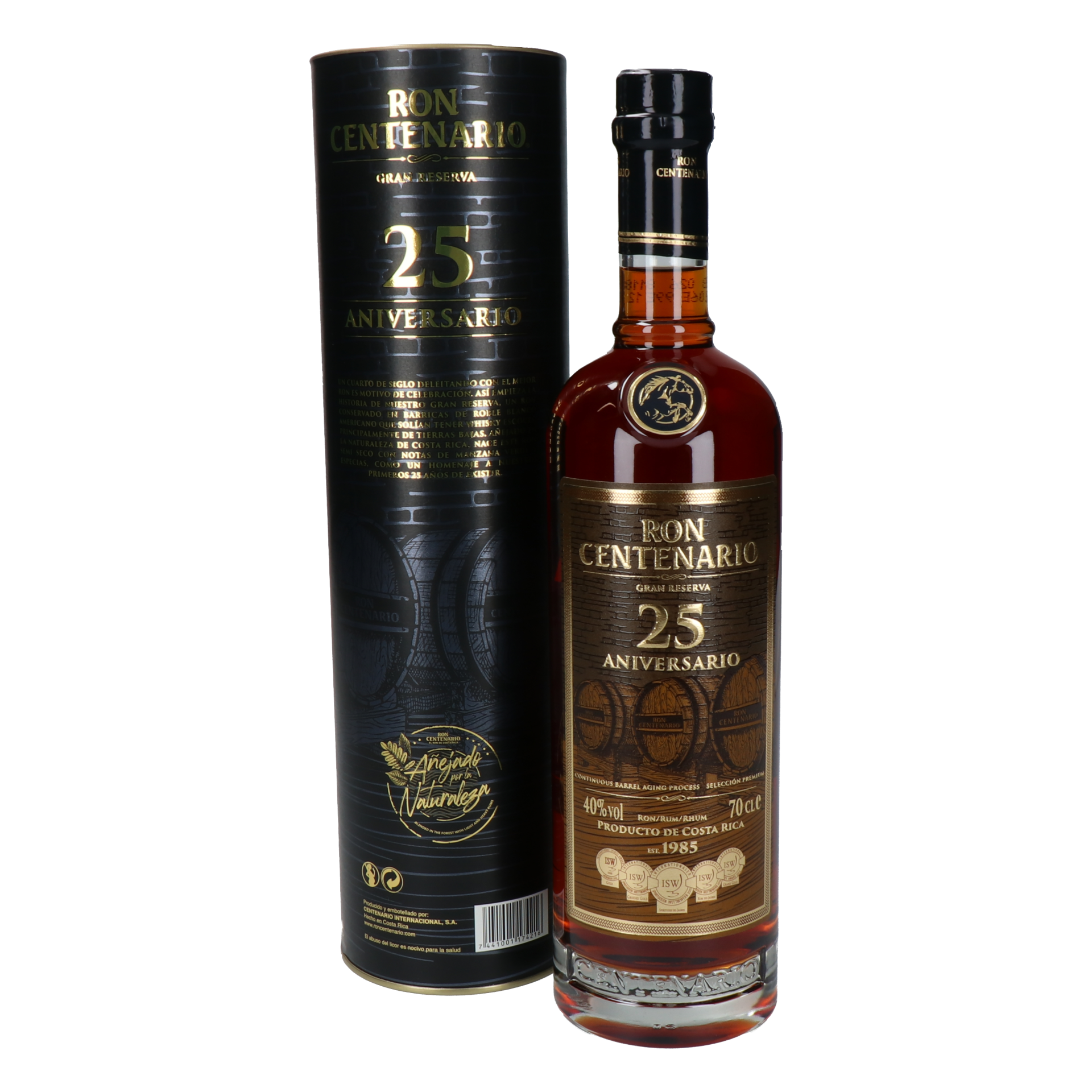 Centenario – 25 Años – Gran Reserva – Ron Sistema Solera