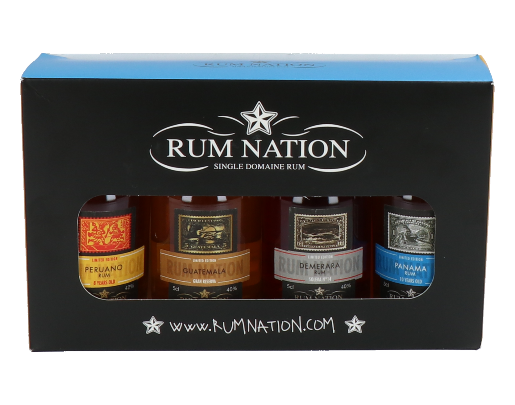 Rum Nation Miniature Set 4 x 5cl