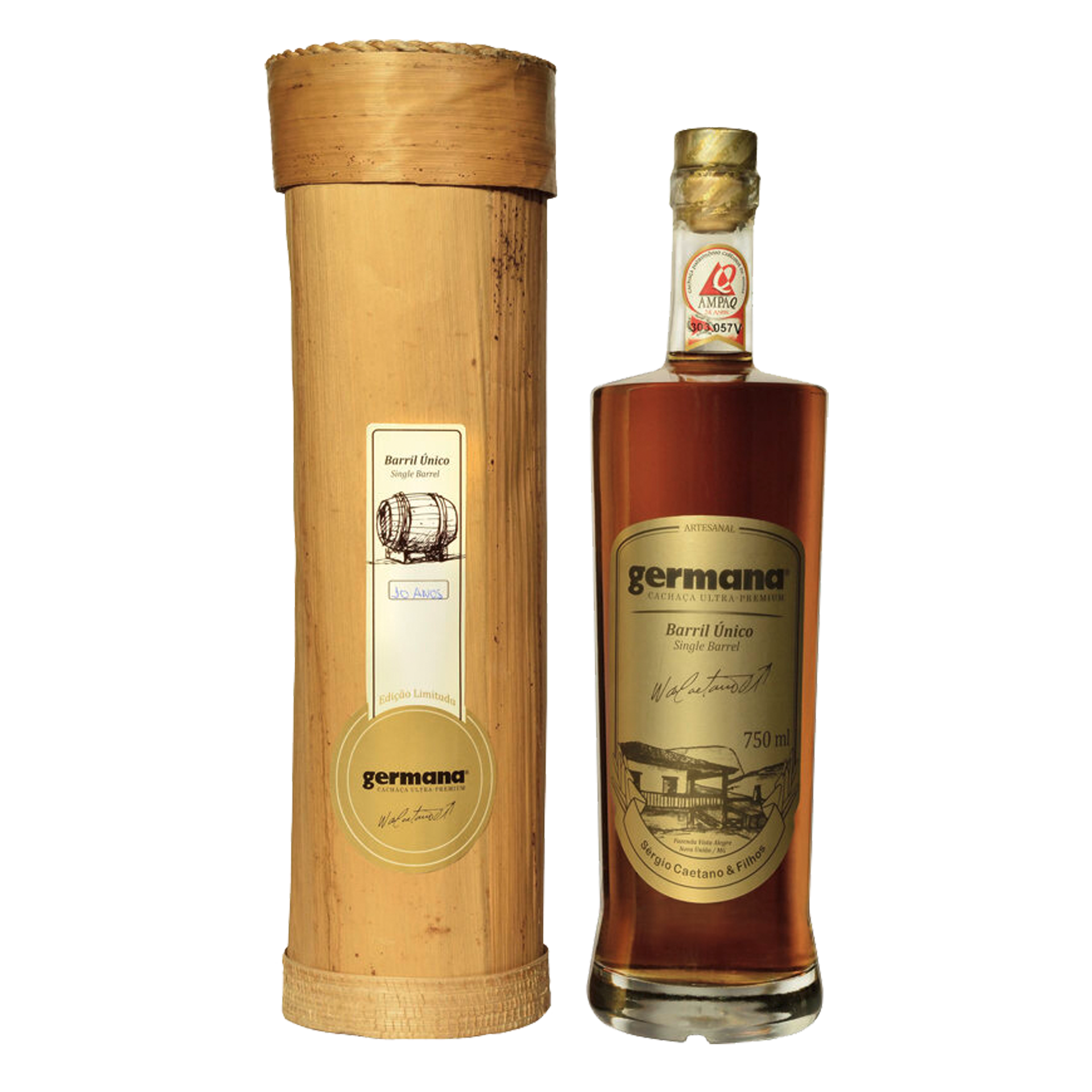 Germana Cachaça Ultra Premium Barril Unico 8 Jahre