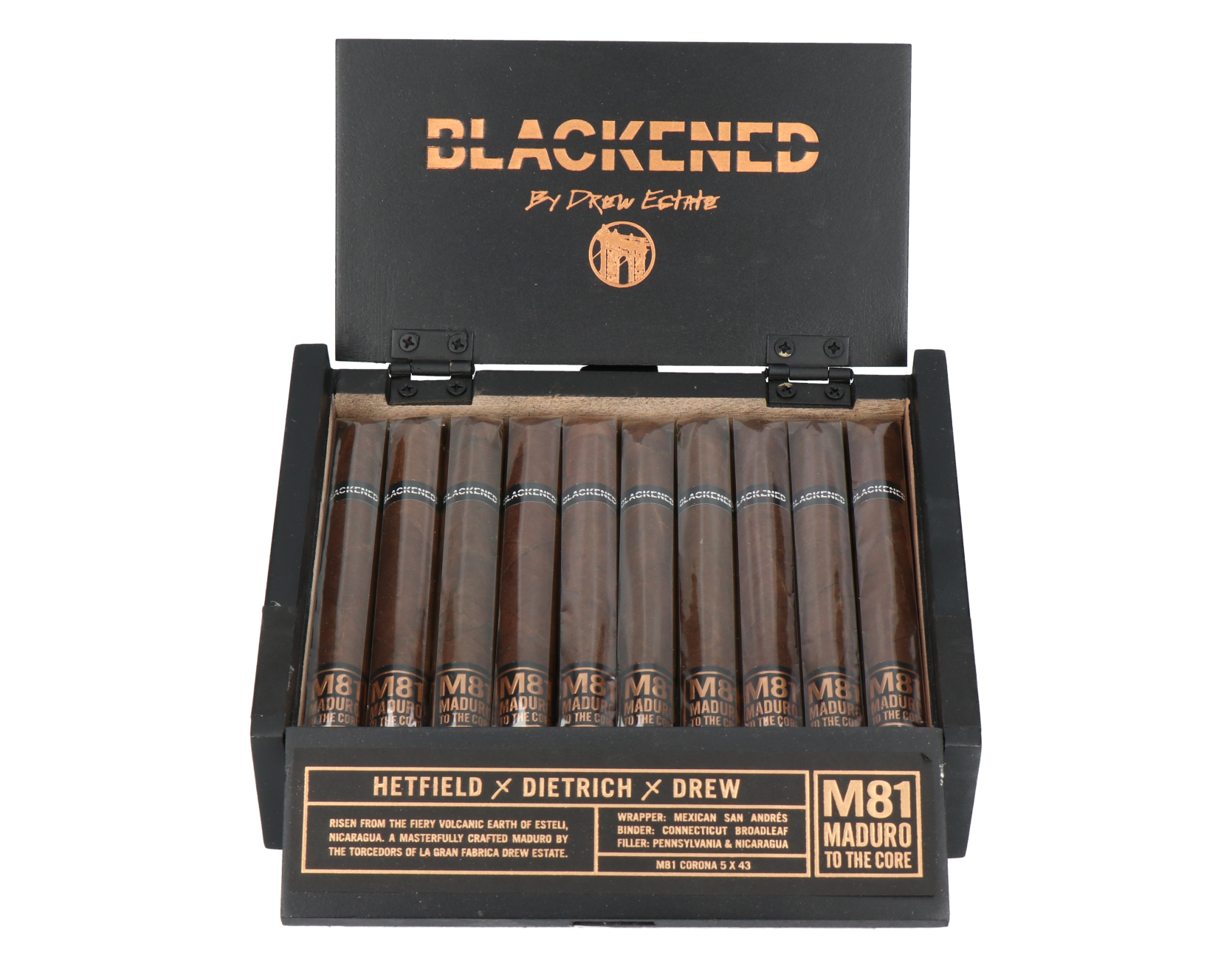 Blackened Cigars “M81” Corona By Drew Estate – Bild 3