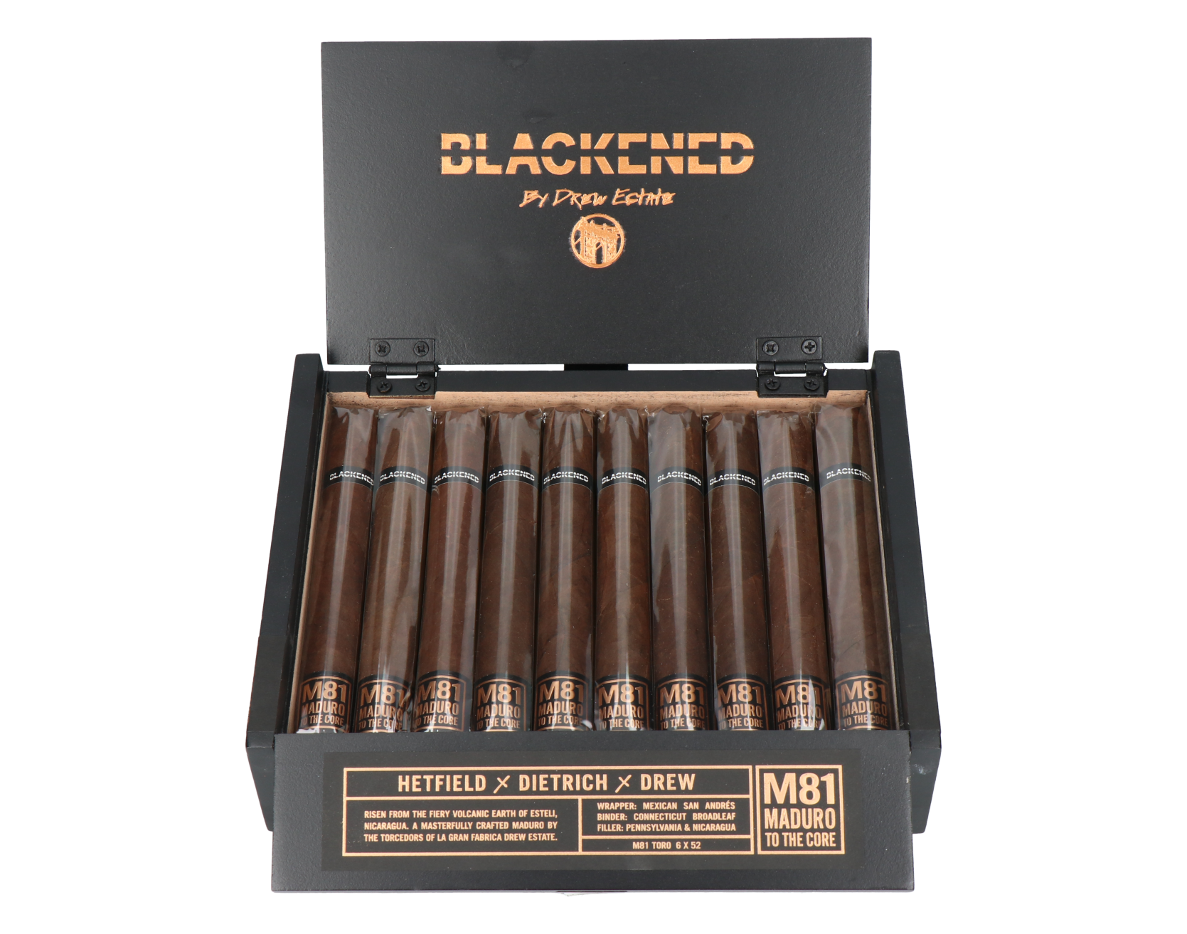 Blackened Cigars “M81” Toro By Drew Estate – Bild 3