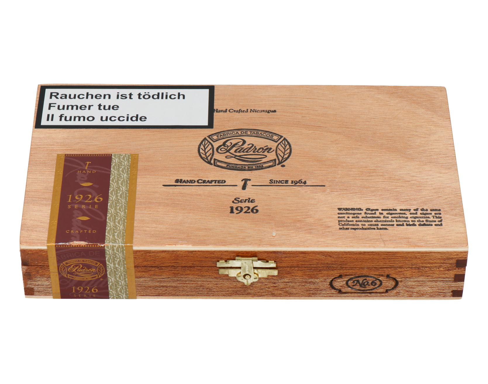 Padron 1926 Anniversary No. 6 Natural Robusto – Bild 2