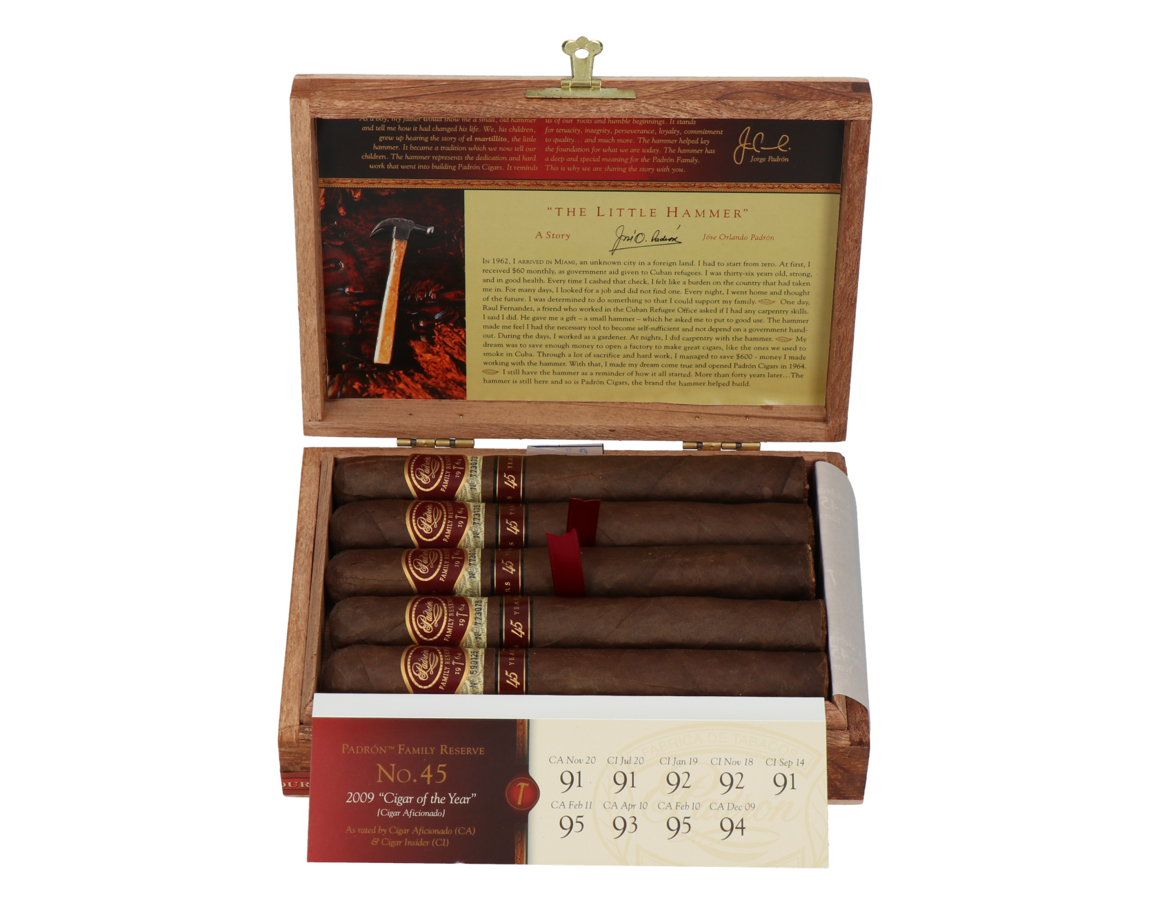 Padron Family Reserve No. 45 Maduro Toro – Bild 3