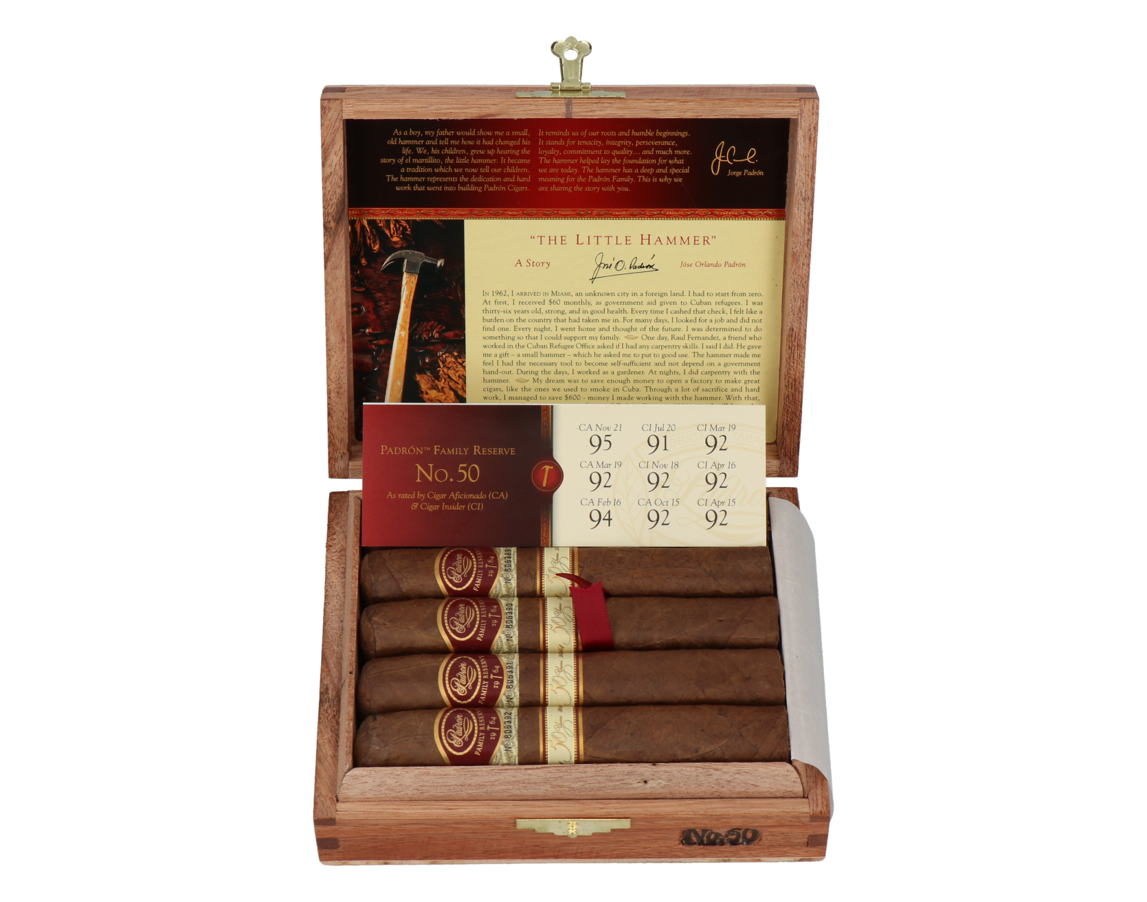 Padron Family Reserve No. 50 Natural Robusto – Bild 3