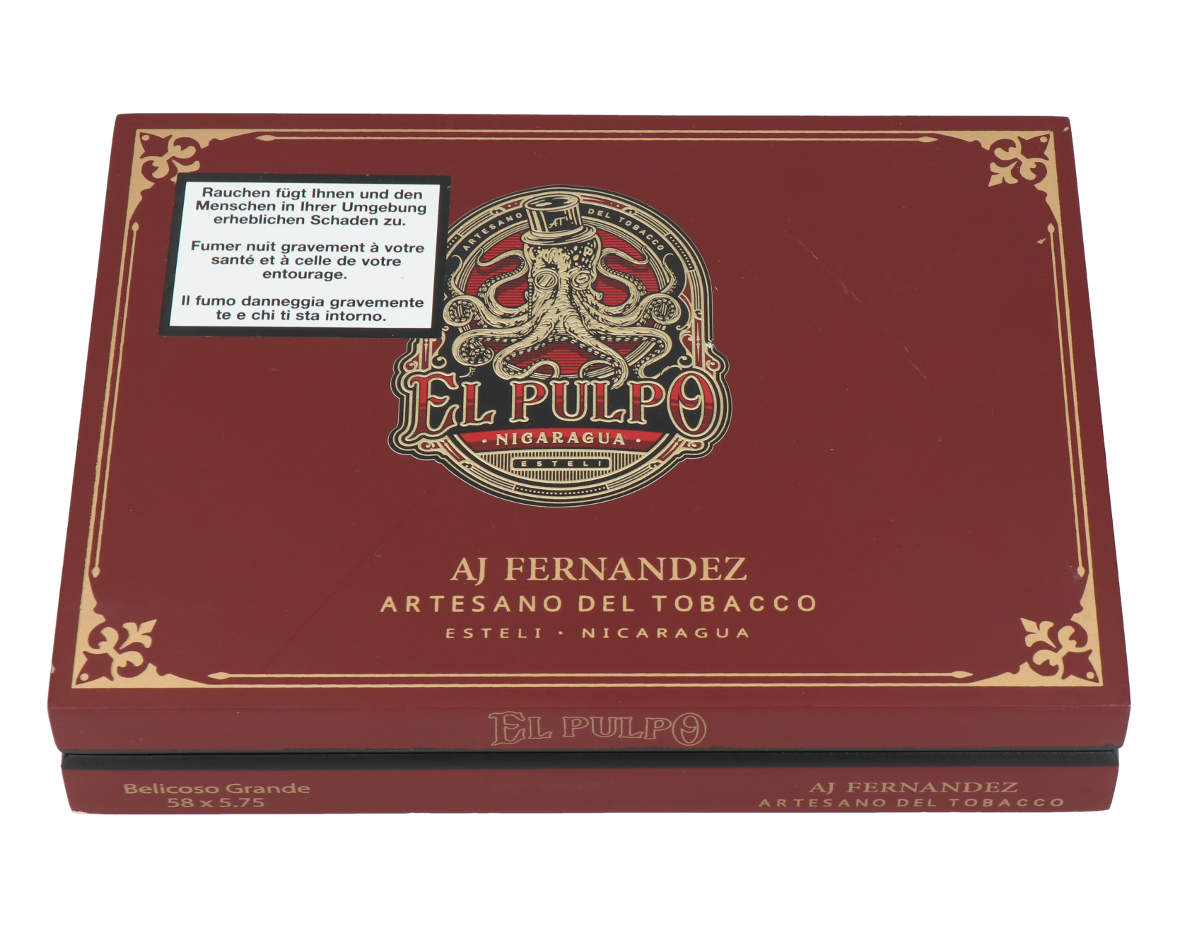 AJ Fernandez El Pulpo Belicoso Grande – Bild 2