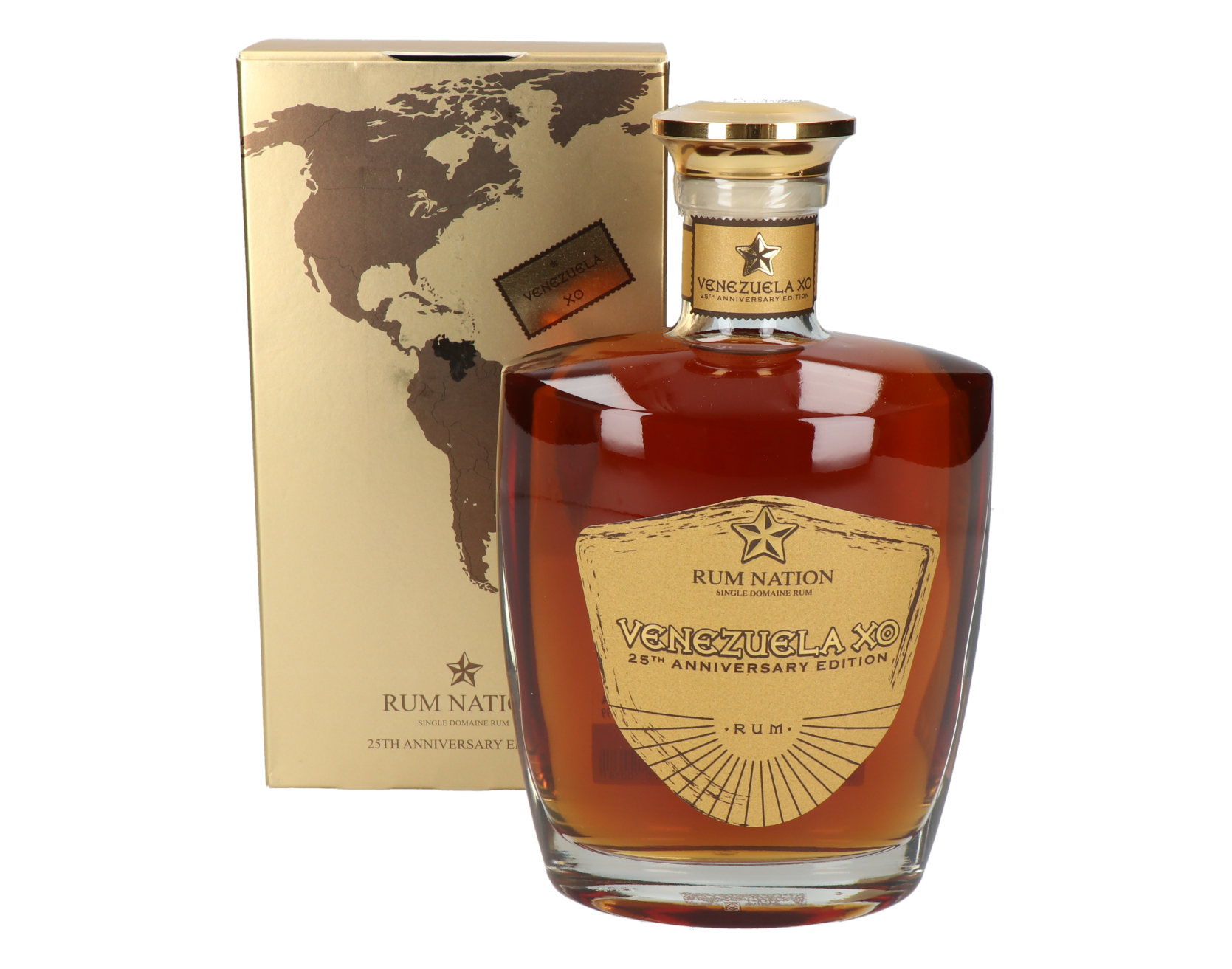 Rum Nation Venezuela XO 25TH Anniversary Decanter