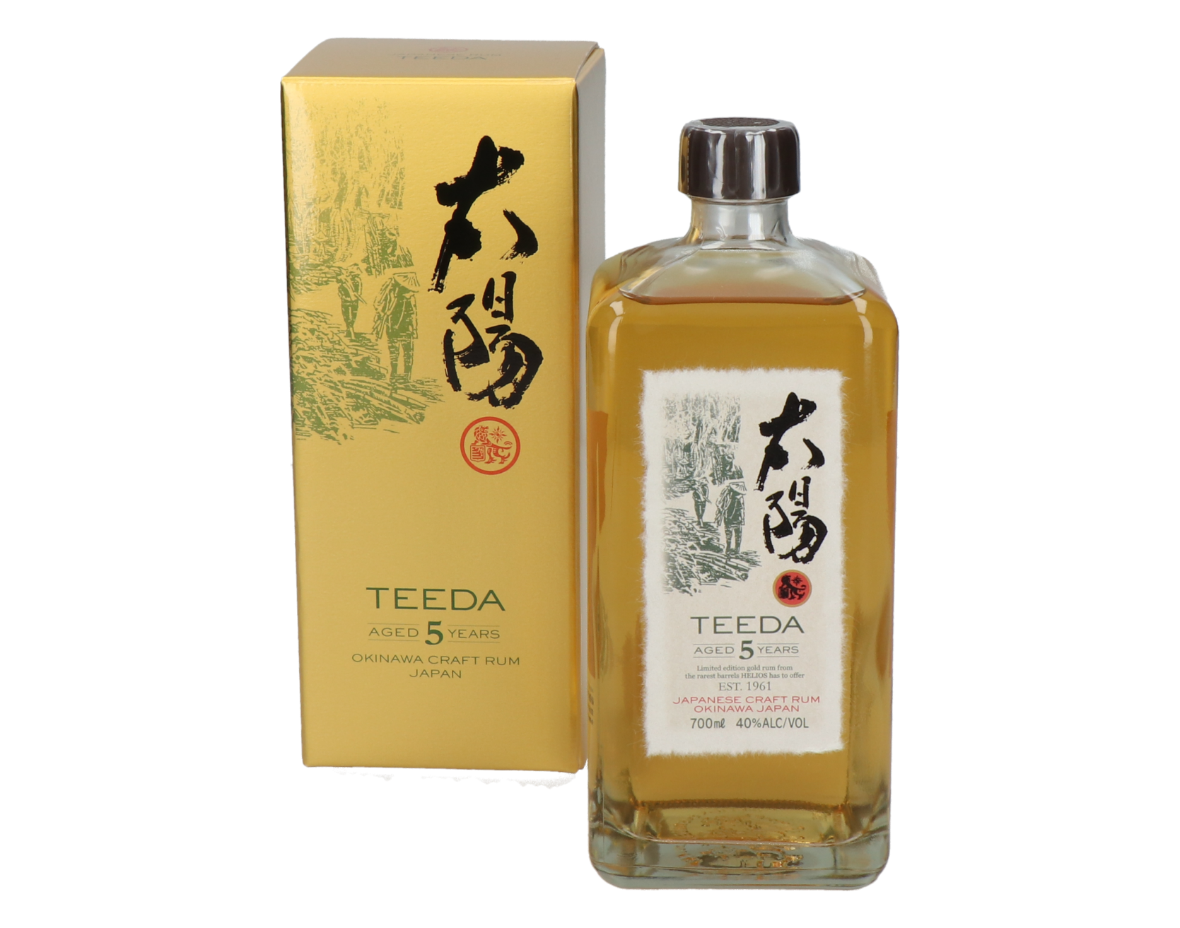 Teeda Okinawa Japanese Craft Rum aged 5 years - 70cl