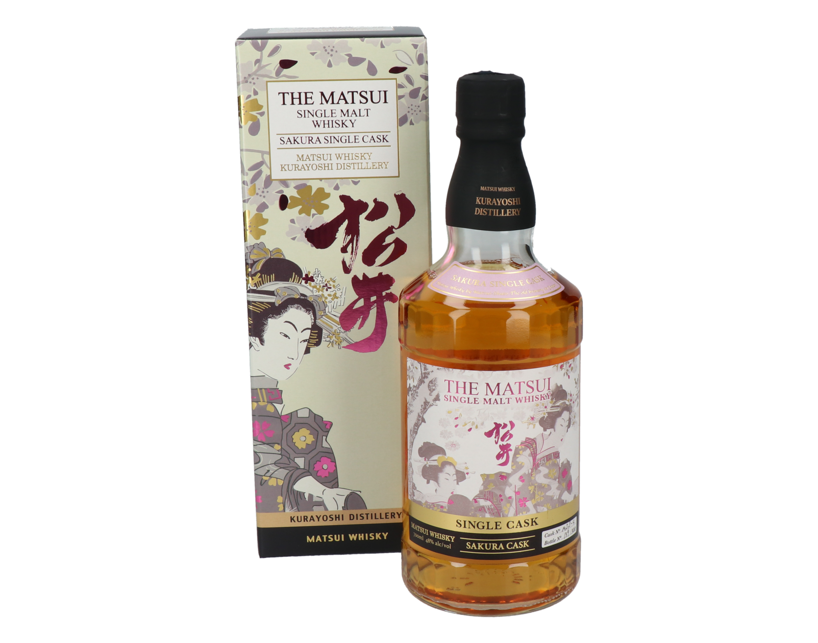 The Matsui Japanese Single Malt Whisky Sakura Single Cask - 70cl
