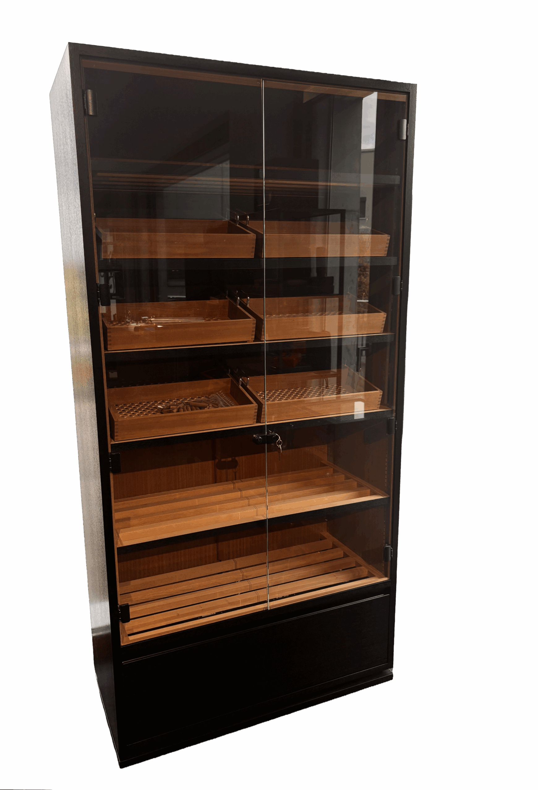Humidorschrank Century Cabinet Schwarz by Marc André (100cm)