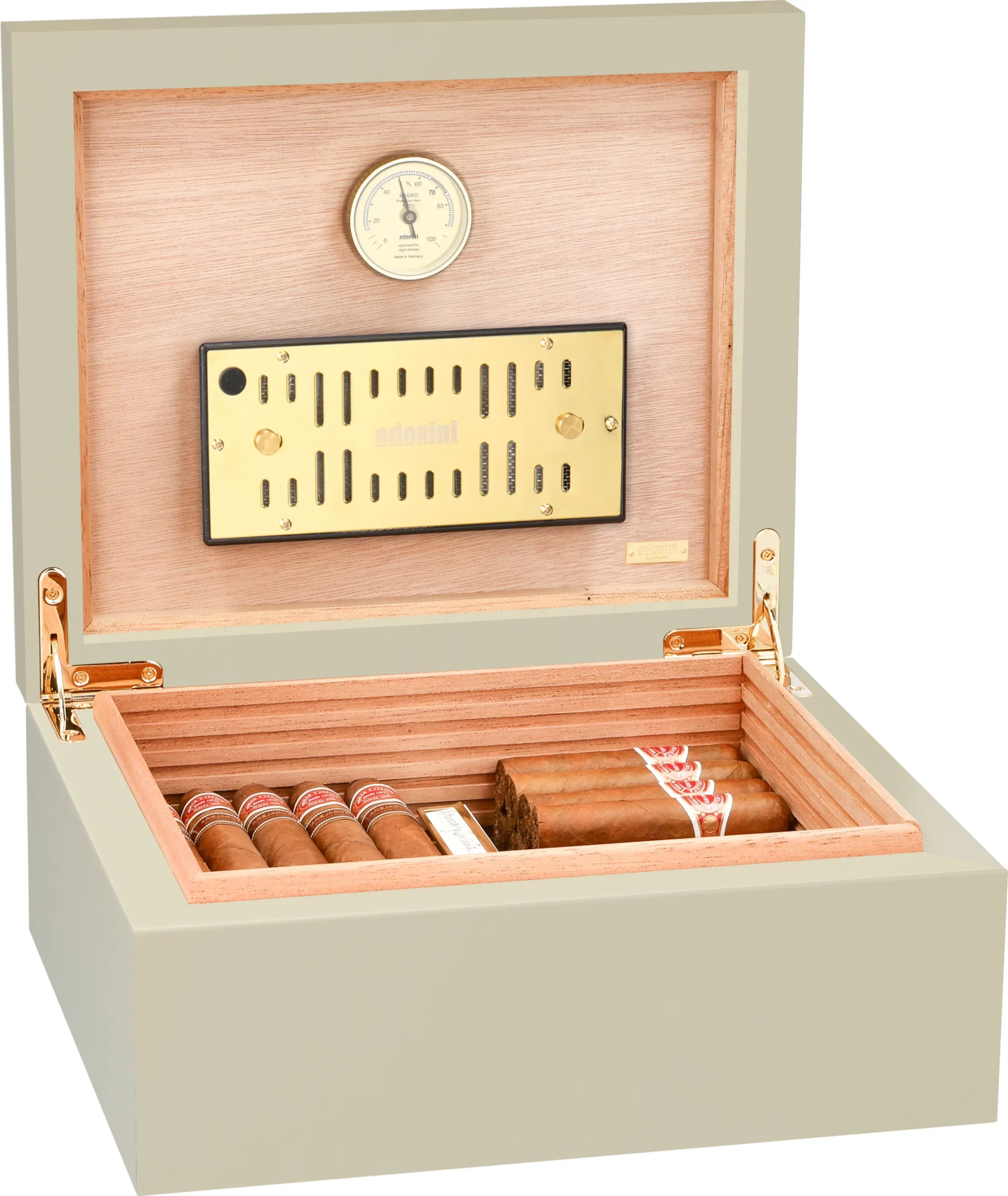 Adorini Humidor Medium Deluxe Elfenbein – Bild 2