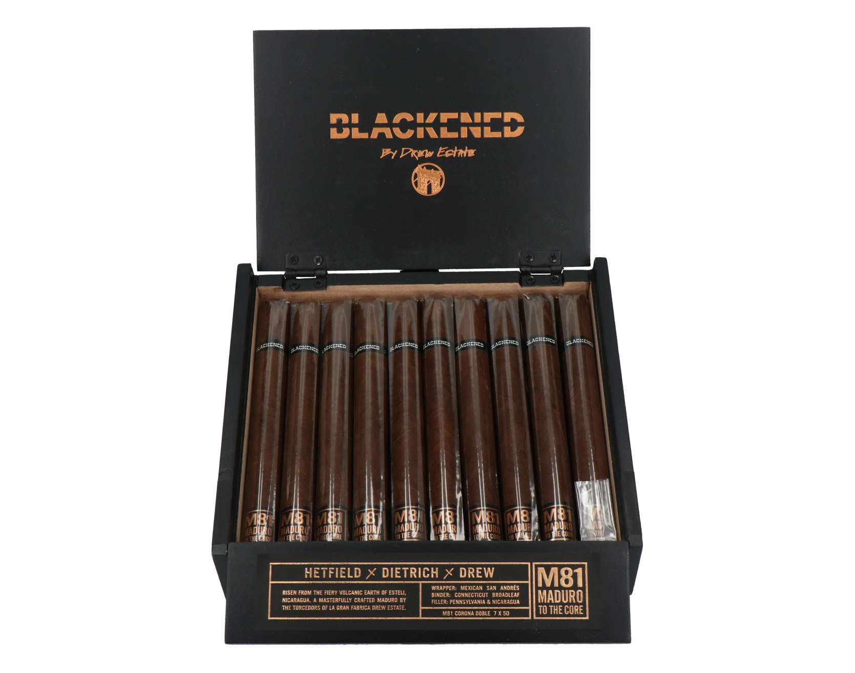Blackened Cigars “M81” Corona Doble By Drew Estate – Bild 3