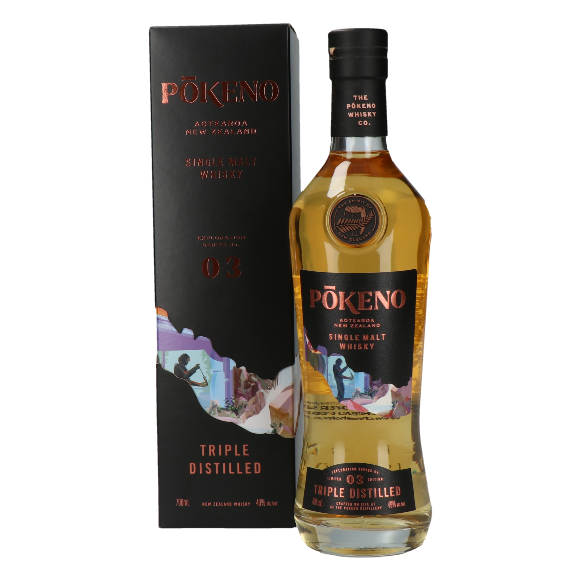 Pōkeno - Exploration Series Set Totara, Winter Malt & Triple Distilled – Bild 2